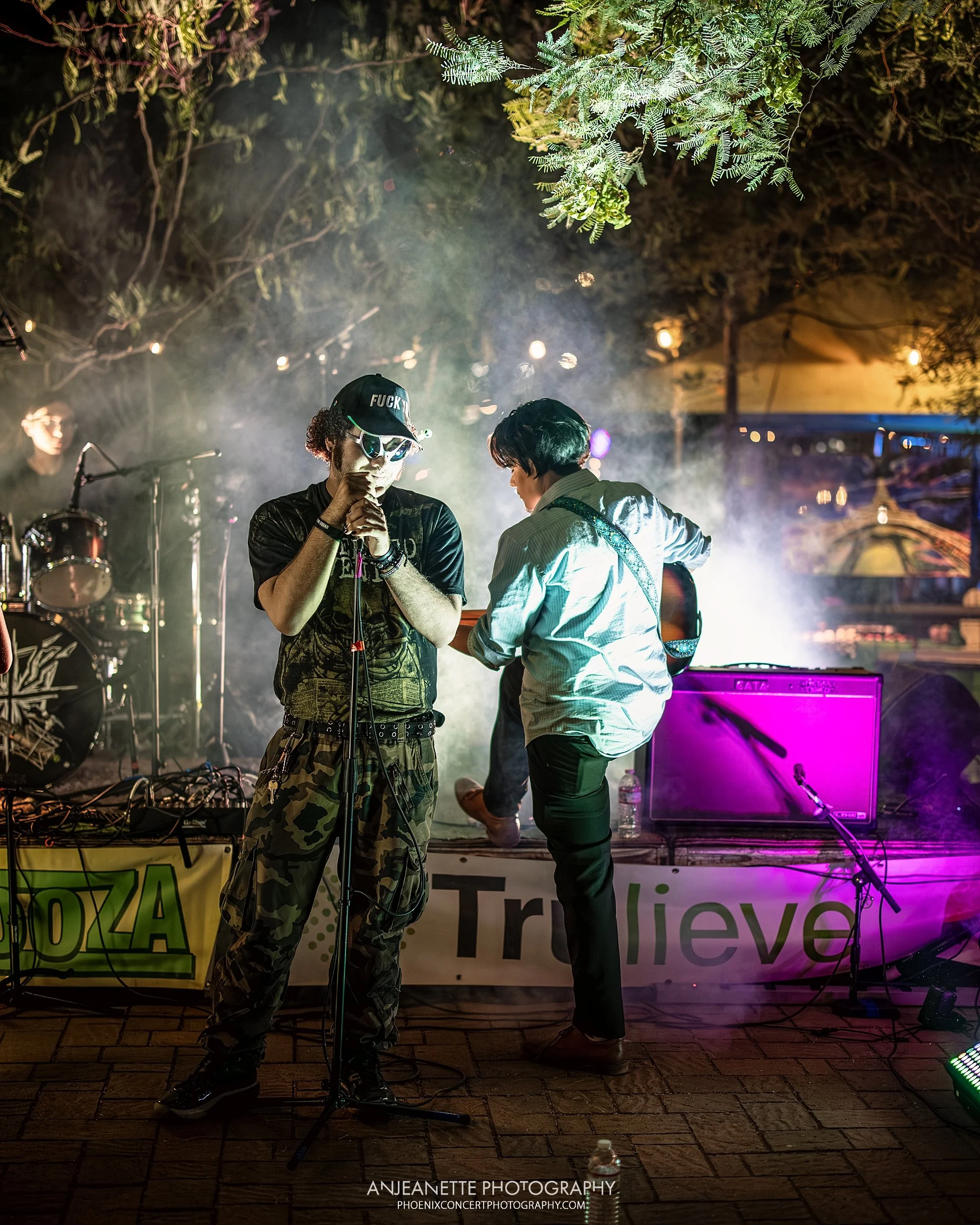 best Concert Photographer in Phoenix, AZ near me Anjeanette Photography top rated music photos Sunroom Studios Tempe present Fractured Obscurity