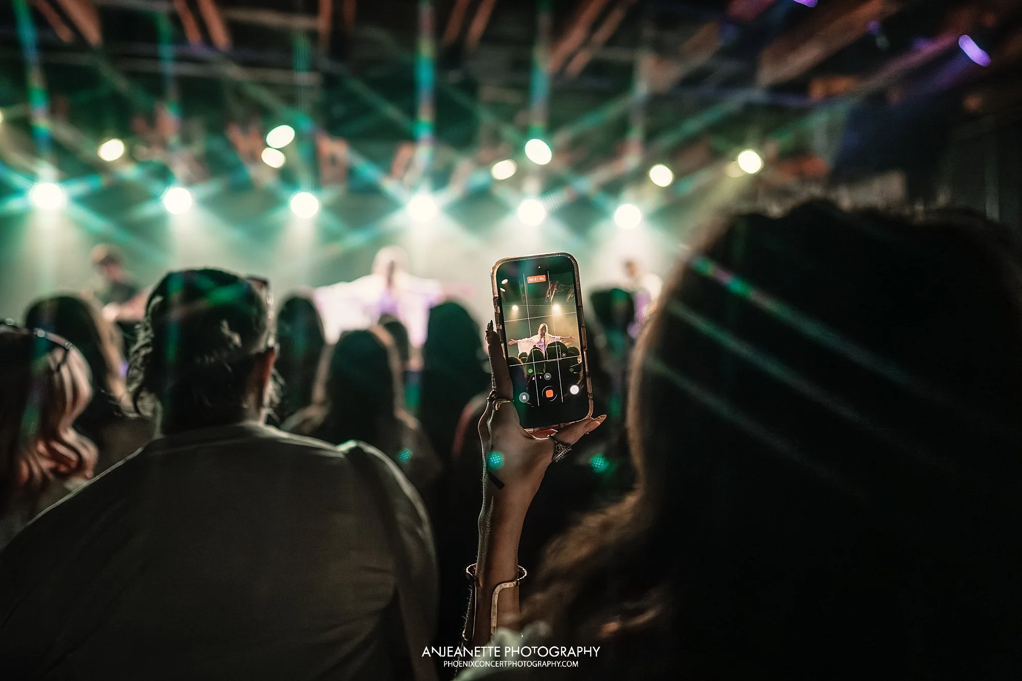 best Concert Photographer in Phoenix, AZ near me Anjeanette Photography top rated music photos Claire Rosinkranz, Offstage Exposure, Live Nation, The Crescent Ballroom