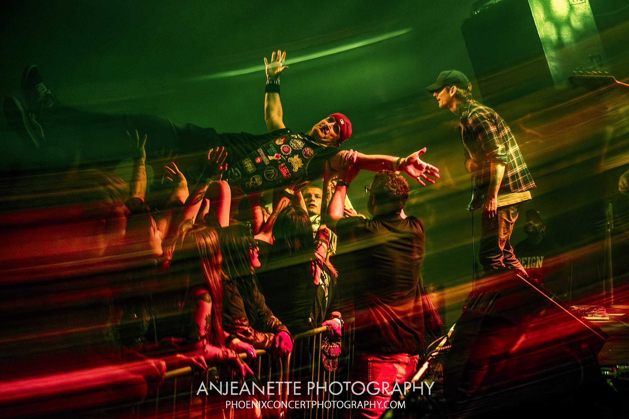 Concert Photographer in Phoenix, AZ near me Anjeanette Photography best music photos White Reaper, LA punk drug church death lens Walter Studios Psyko Steve Live Nation
