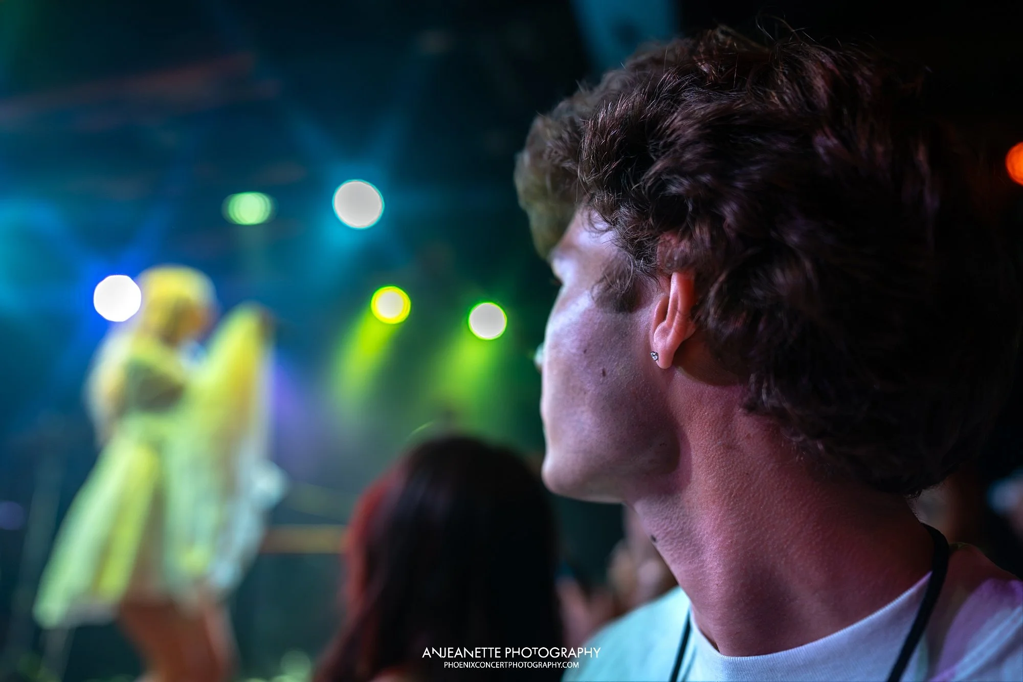 best Concert Photographer in Phoenix, AZ near me Anjeanette Photography top rated music photos Claire Rosinkranz, Offstage Exposure, Live Nation, The Crescent Ballroom