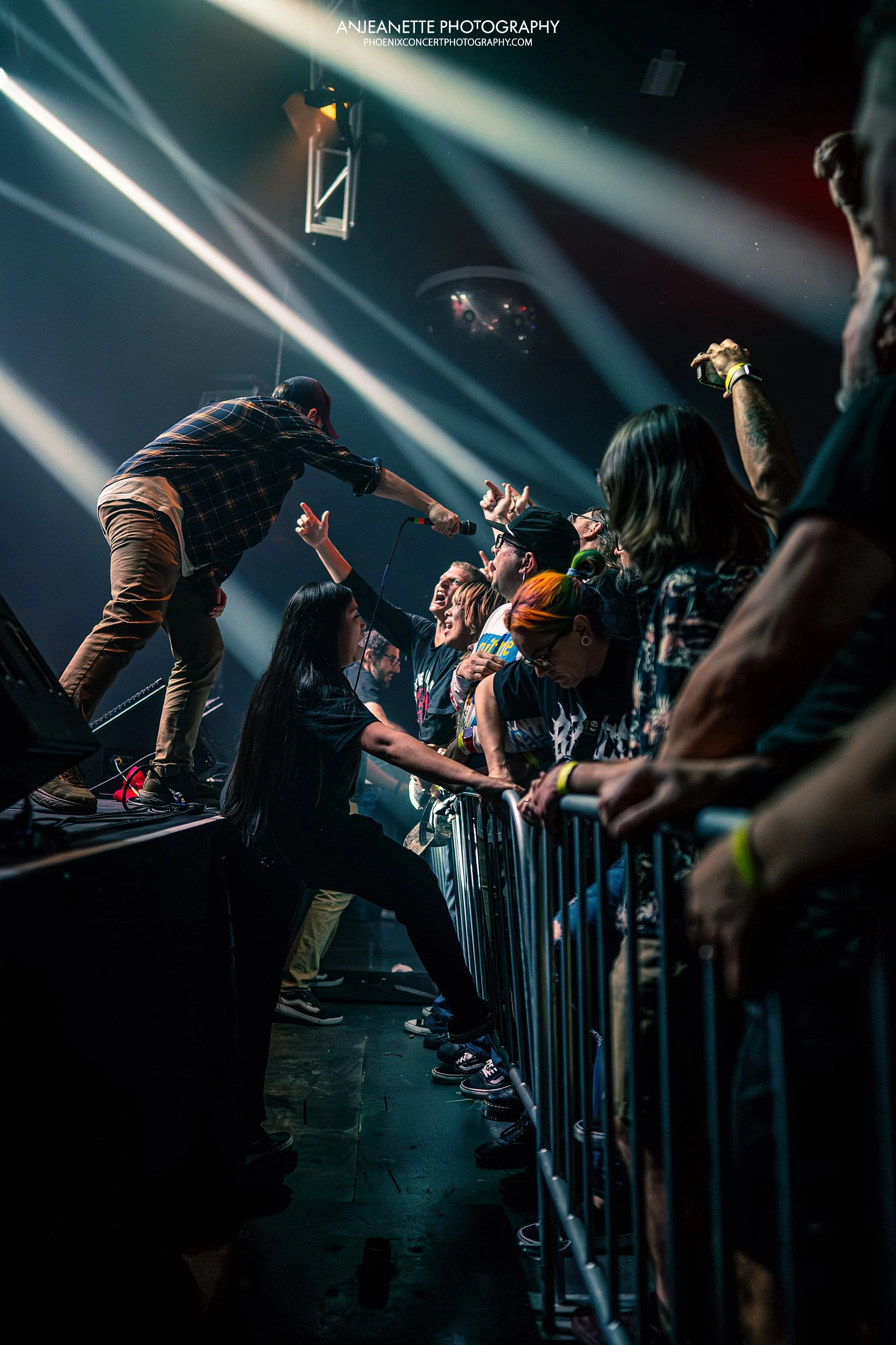 best  Concert Photographer in Phoenix, AZ near me Anjeanette Photography top rated music photos drug church crowd Walter Studios Psyko Steve Live Nation