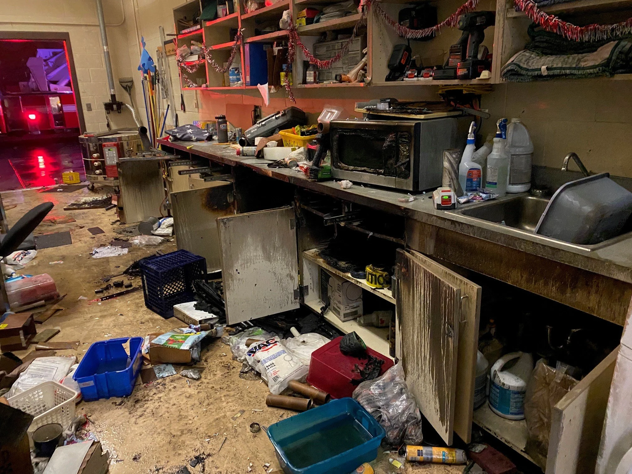 Fire Contained at Miller Elementary After Lithium Battery Ignites in Workshop