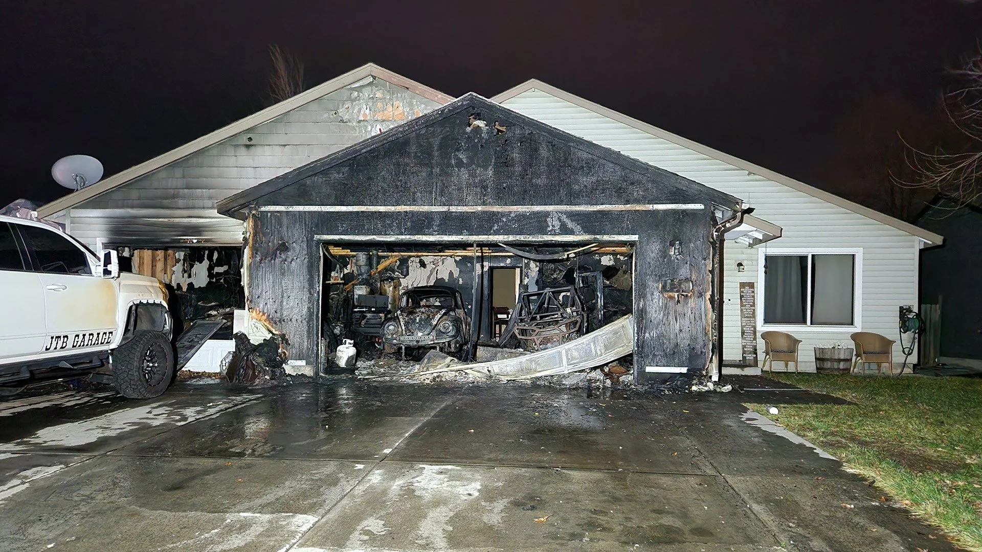 Redmond Garage Fire Quickly Contained