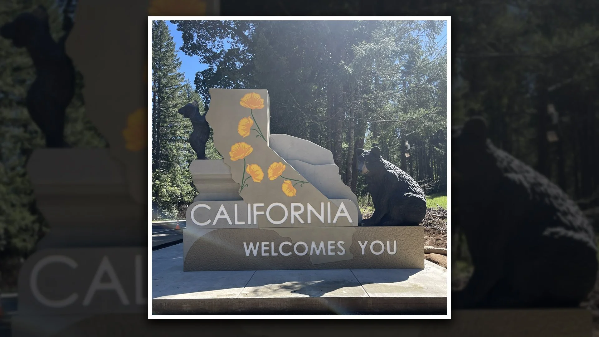 New Welcome Monument Installed at California-Oregon Border
