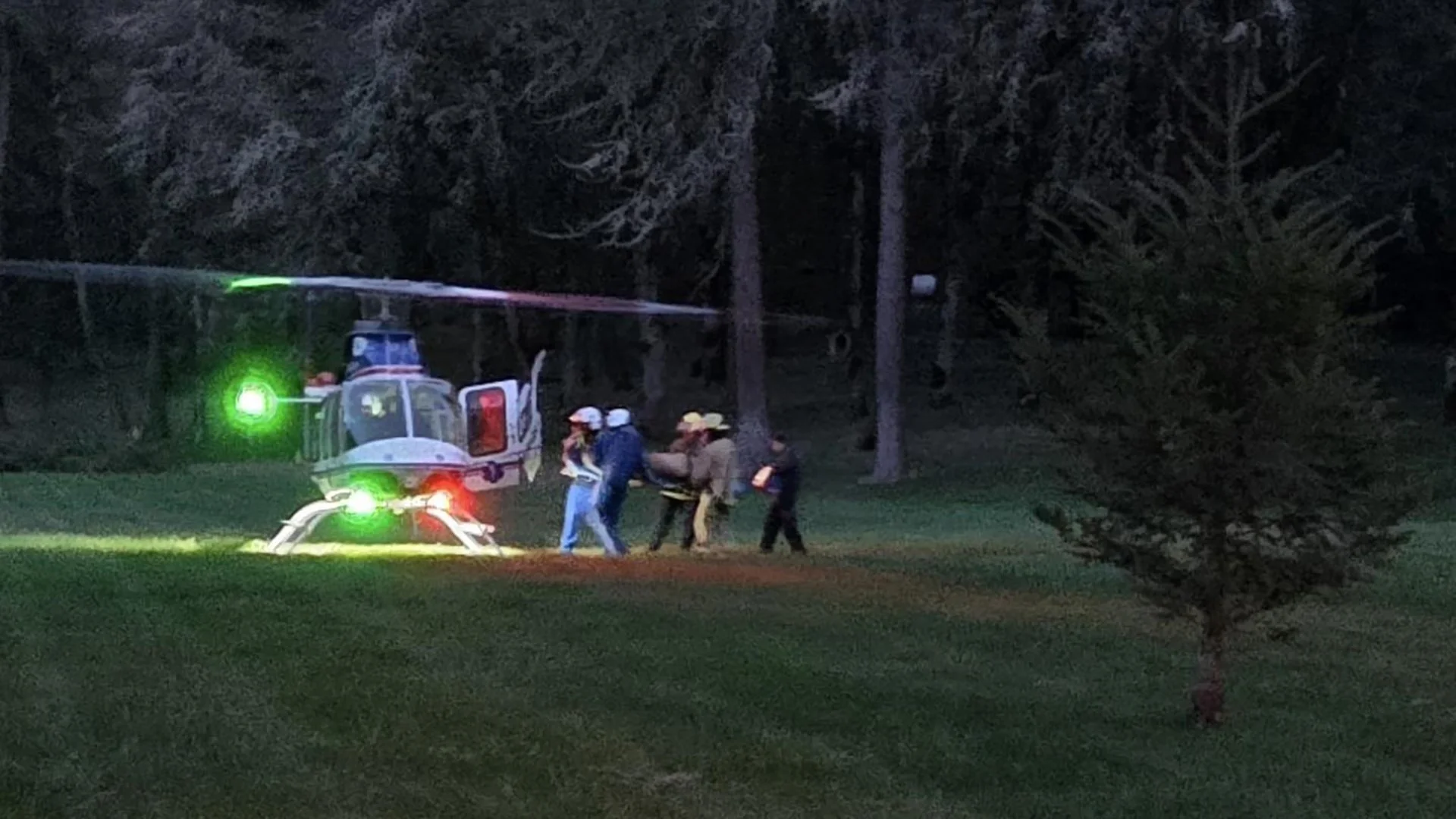 Motorcyclist Airlifted; Two Fires Responded to in Josephine County