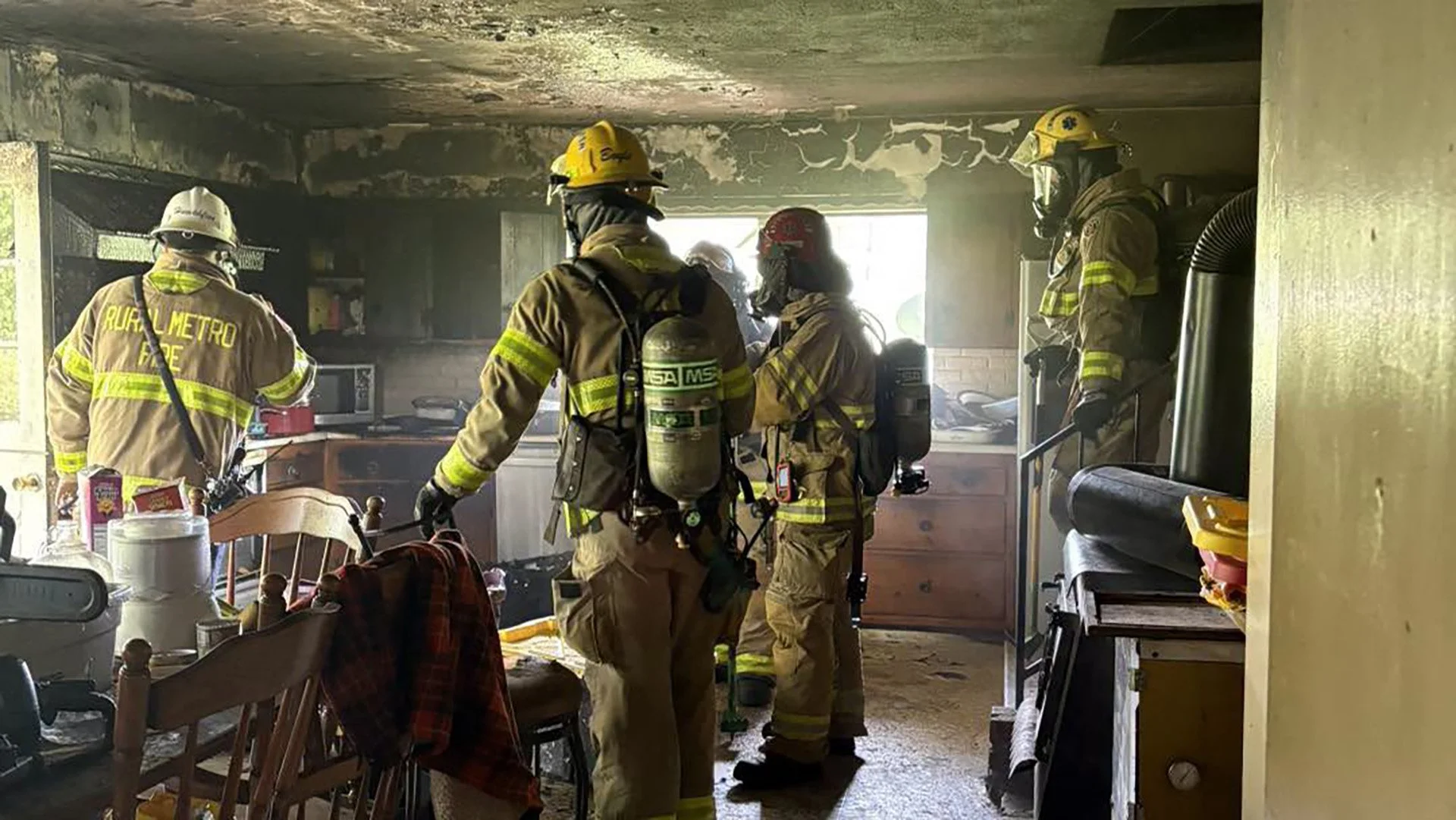 Three Rescued From Two-Story House Fire in Wilderville
