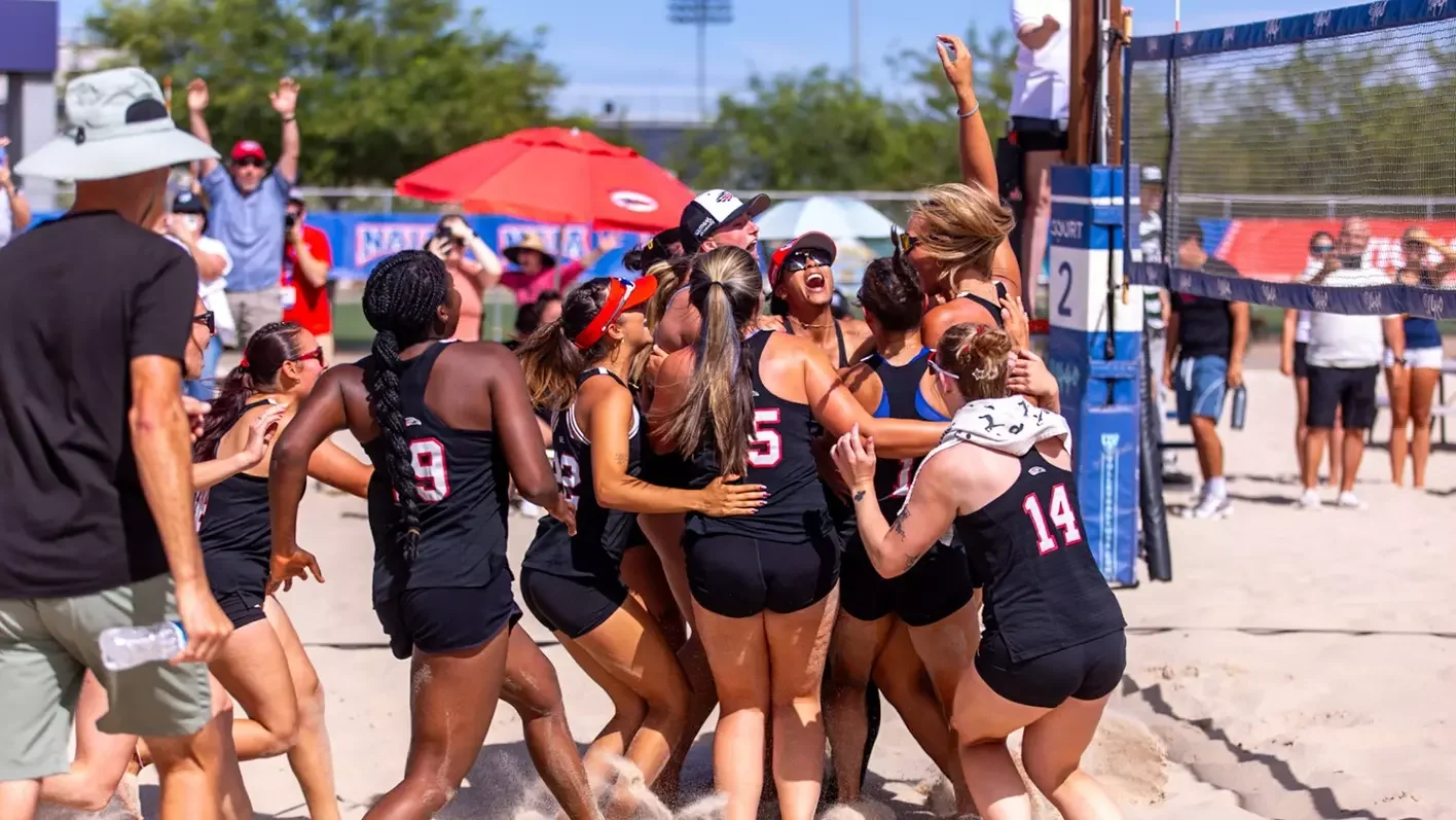 SOU Beach Volleyball Celebration Set