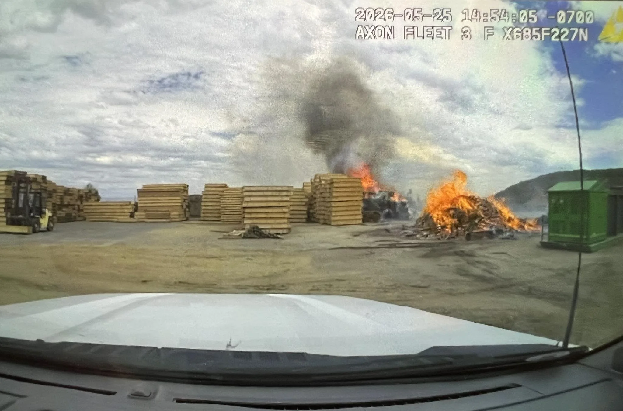 Blackwell Fire Prompts Evacuations