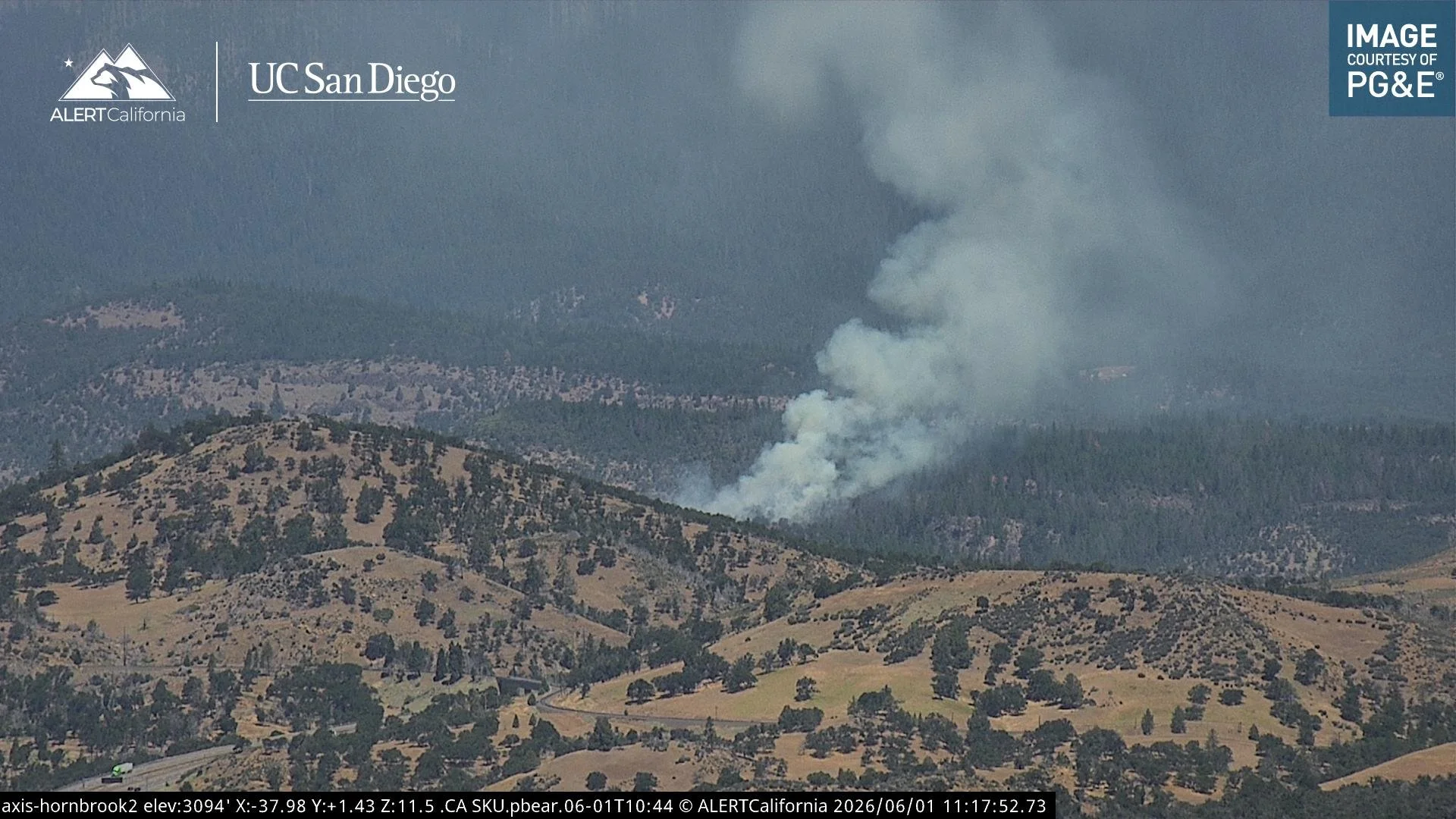 Hilt Fire Lined at 15 to 20 Acres Near Colestin Road