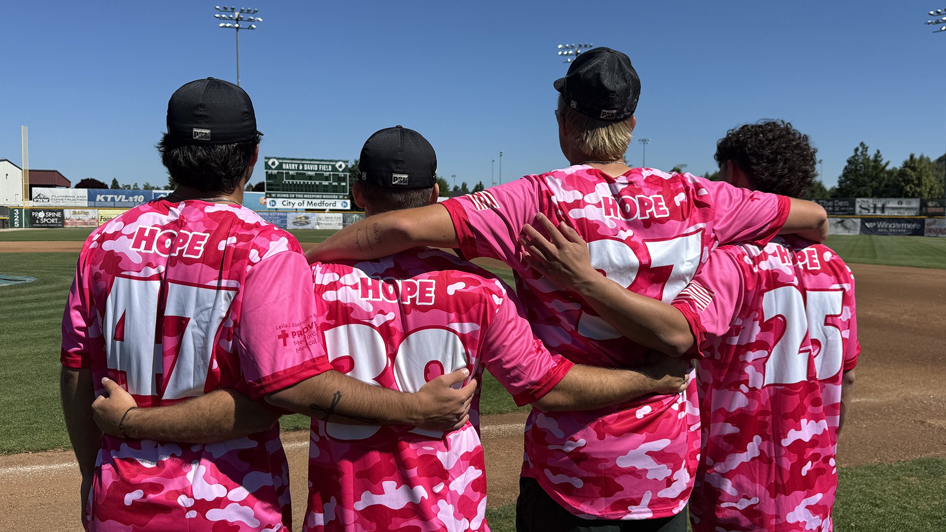 Rogues Paint the Park Pink Saturday