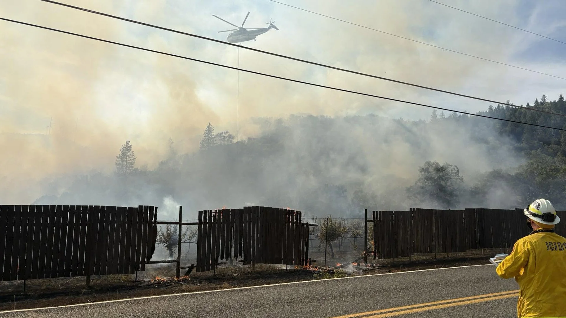 UPDATED: West Jones Fire Prompts Evacuations