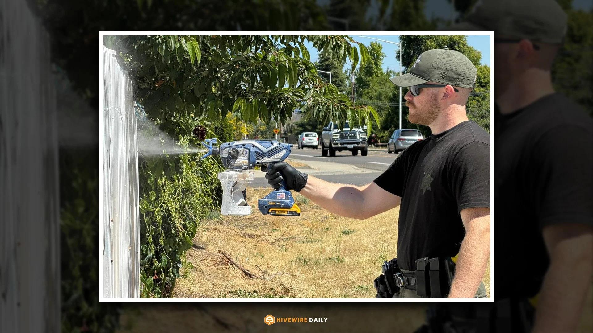 In Photos: Jackson County Crews Clean Up Graffiti in White City