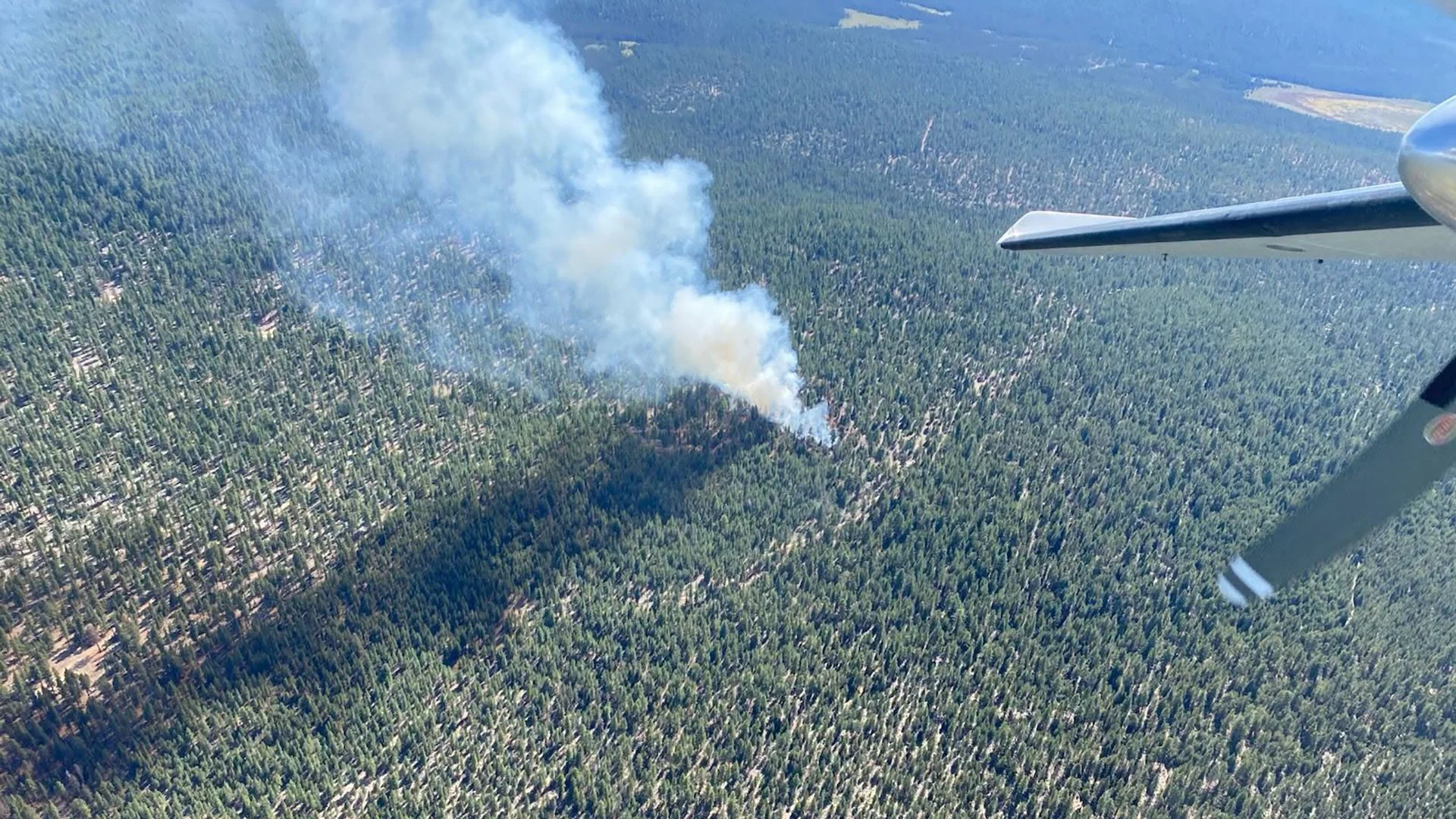 Yoss Creek Fire Fully Lined North of Chiloquin