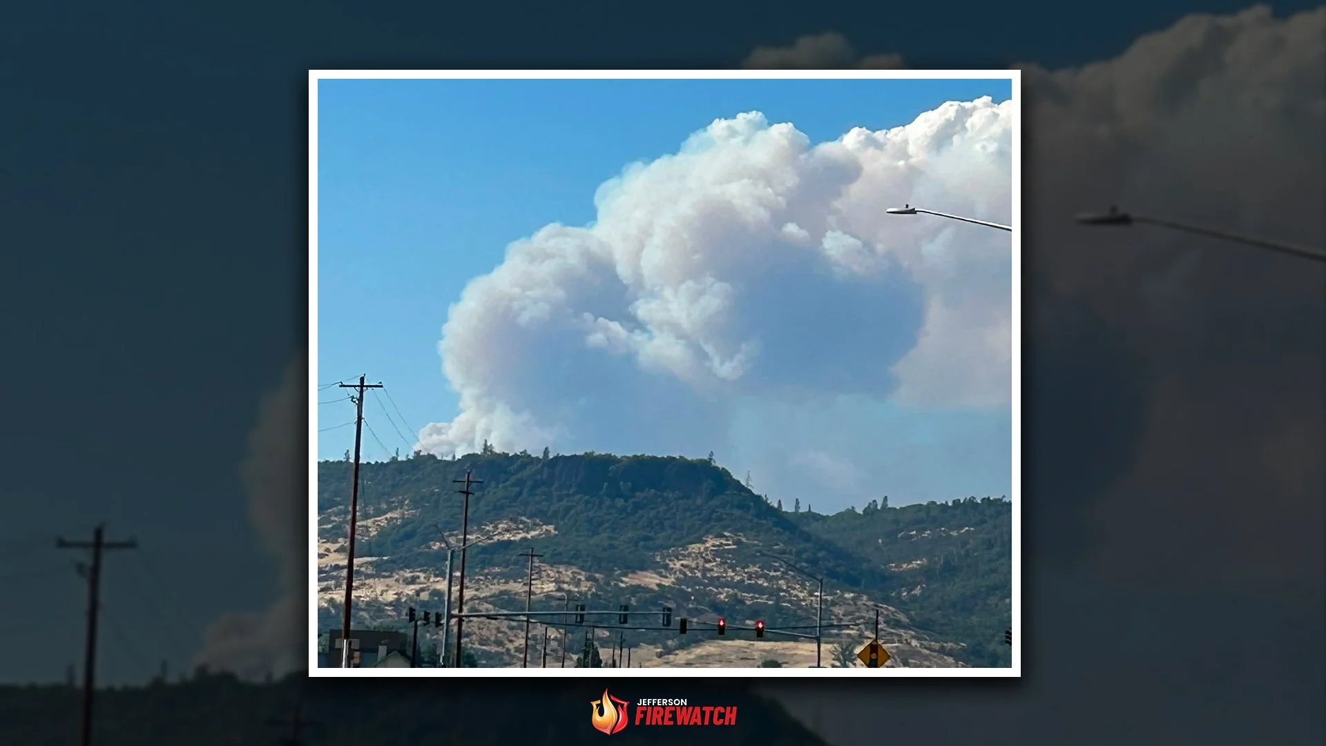East Evans Creek Fire Lines Hold Despite Increased Activity, Large Smoke Plume