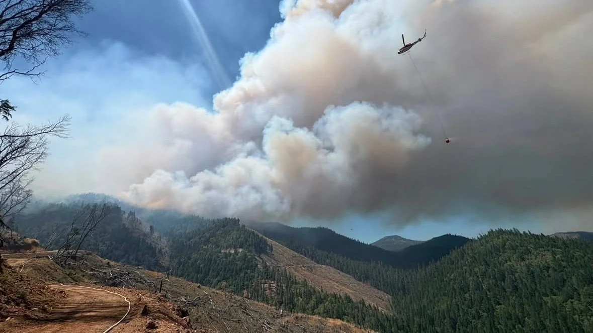 East Evans Creek Fire Holds at 13,090 Acres as Crews Brace for Critical Weekend Weather