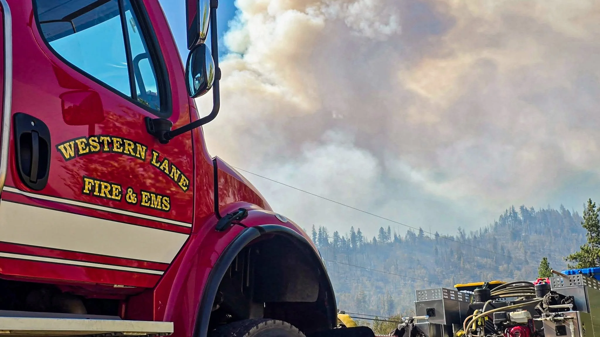 East Evans Creek Fire Pushes Across Lines, New Spot Fire Grows Near Boswell Mountain