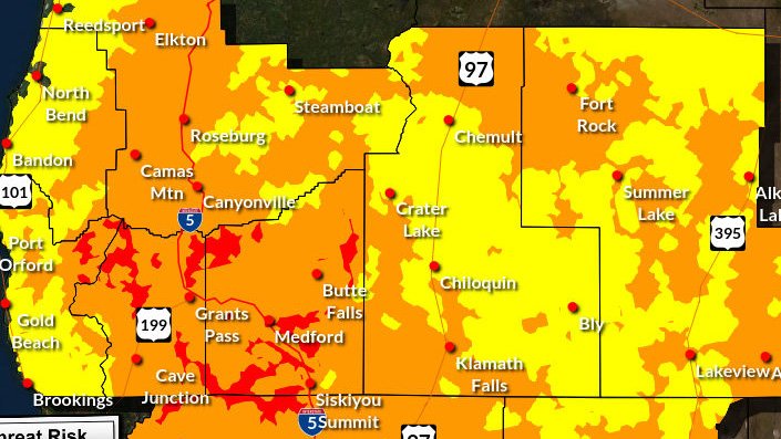 Red Flag Warning Arrives Ahead of Triple-Digit Heat Wave