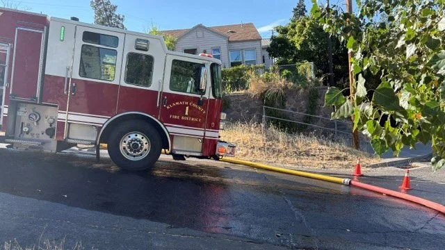 Dog rescued from Klamath Falls house fire