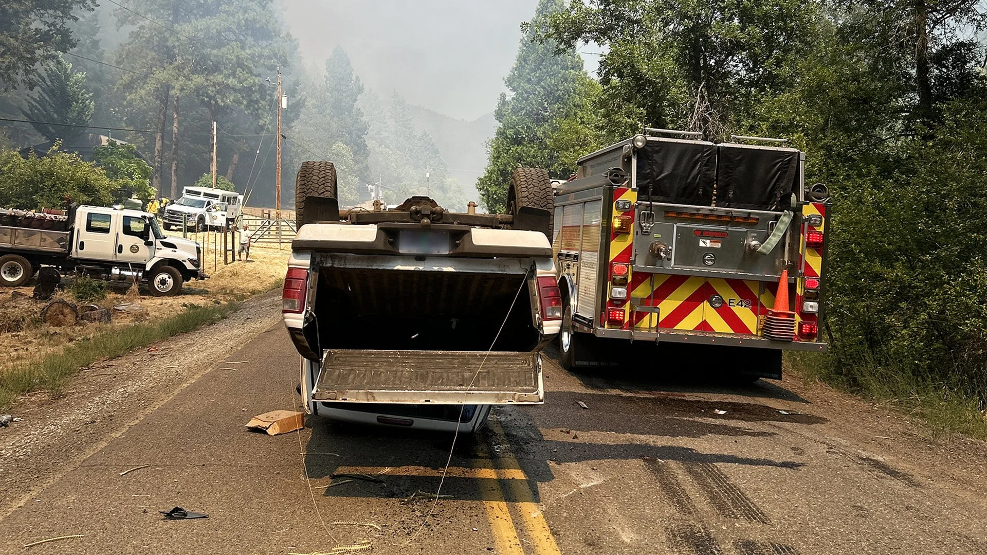 Teen Arrested After Crash Killed Passenger, Sparked 15,000-Acre East Evans Creek Fire