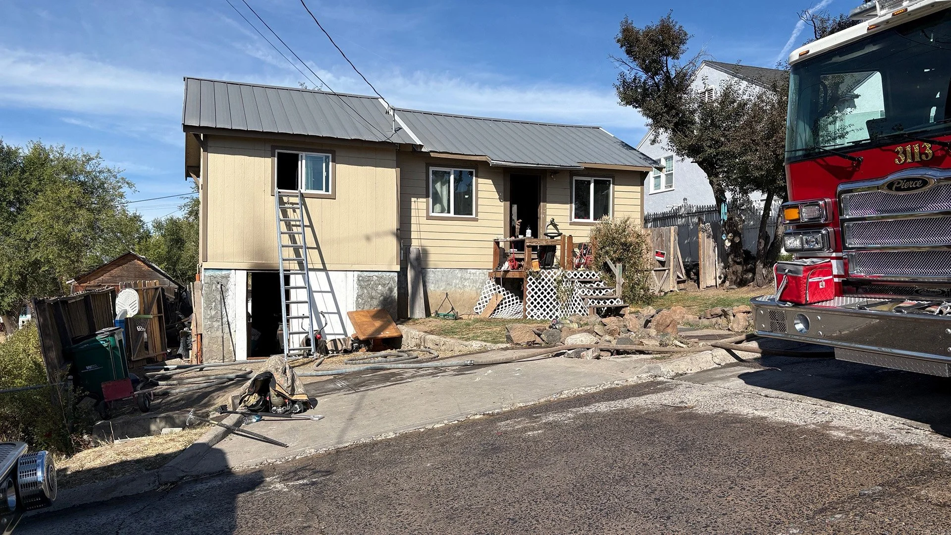 Klamath Falls Garage Fire Contained Before Spreading Through Home