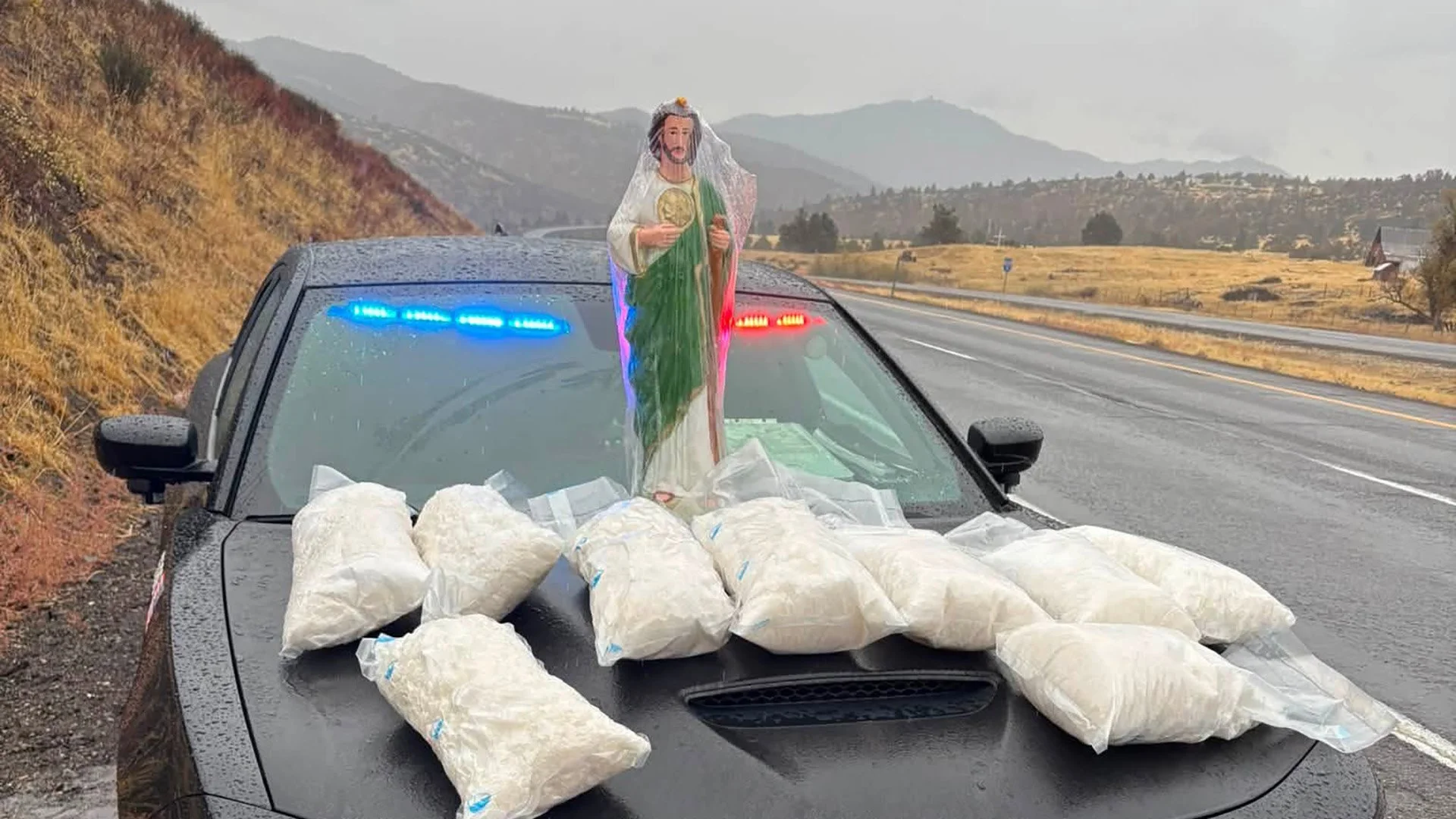 Nearly 100 Pounds of Meth Seized in Siskiyou County Traffic Stop
