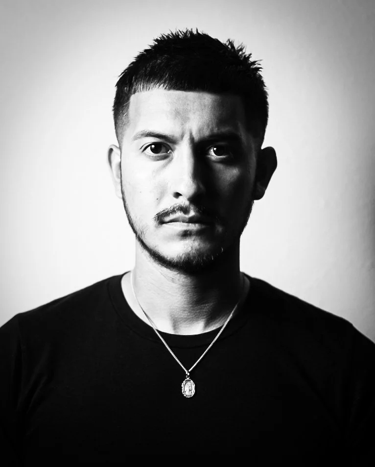 Black and white portrait used for RARE by Reiko grooming branding