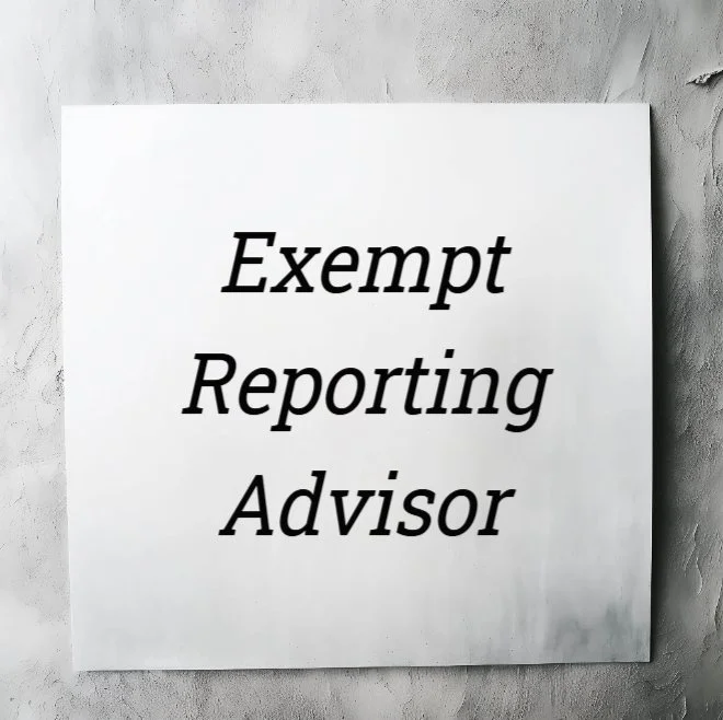 Exempt Reporting Advisor