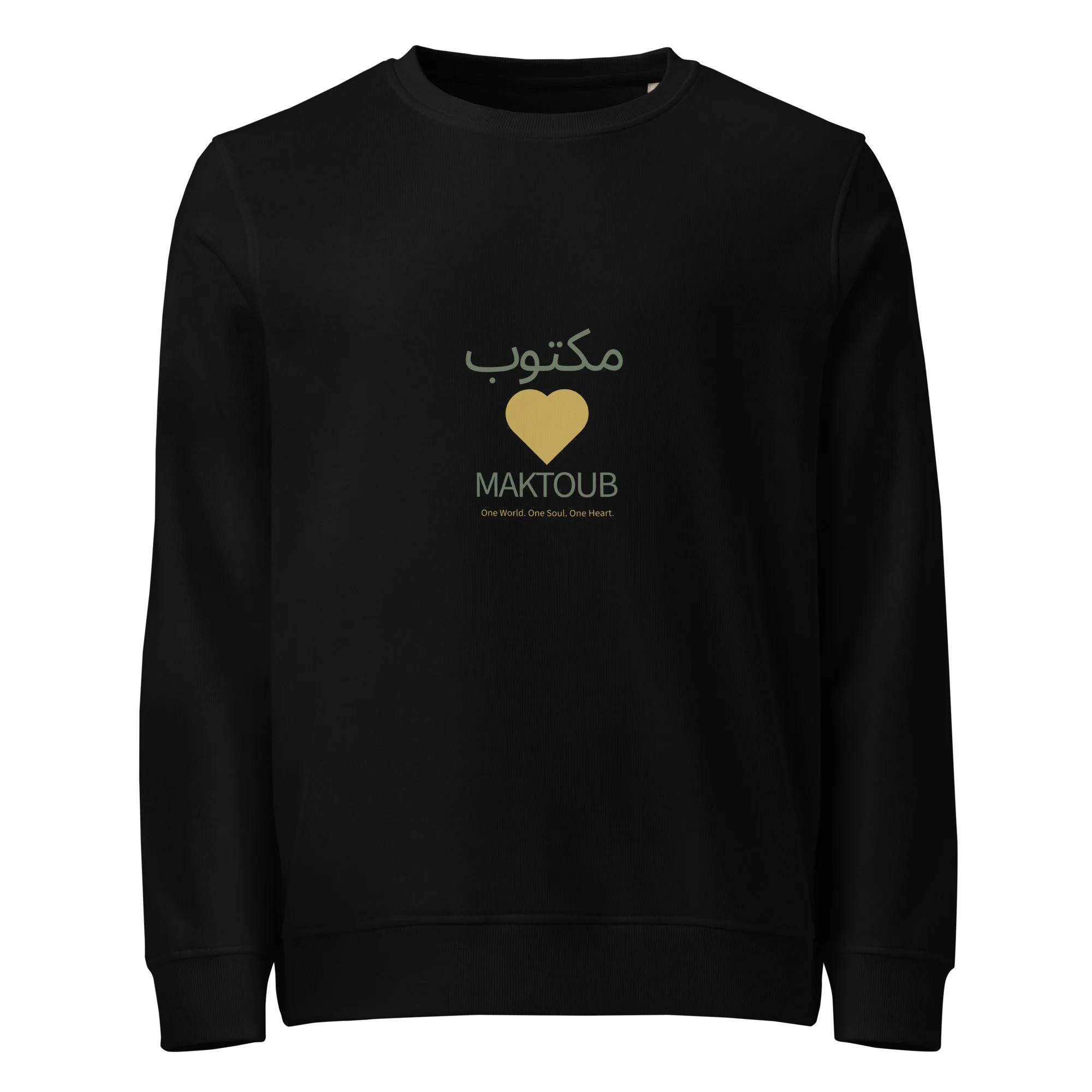 MAKTOUB —Gold Heart Signature Edit Organic Long Sleeve (An intentional layer crafted in organic cotton)