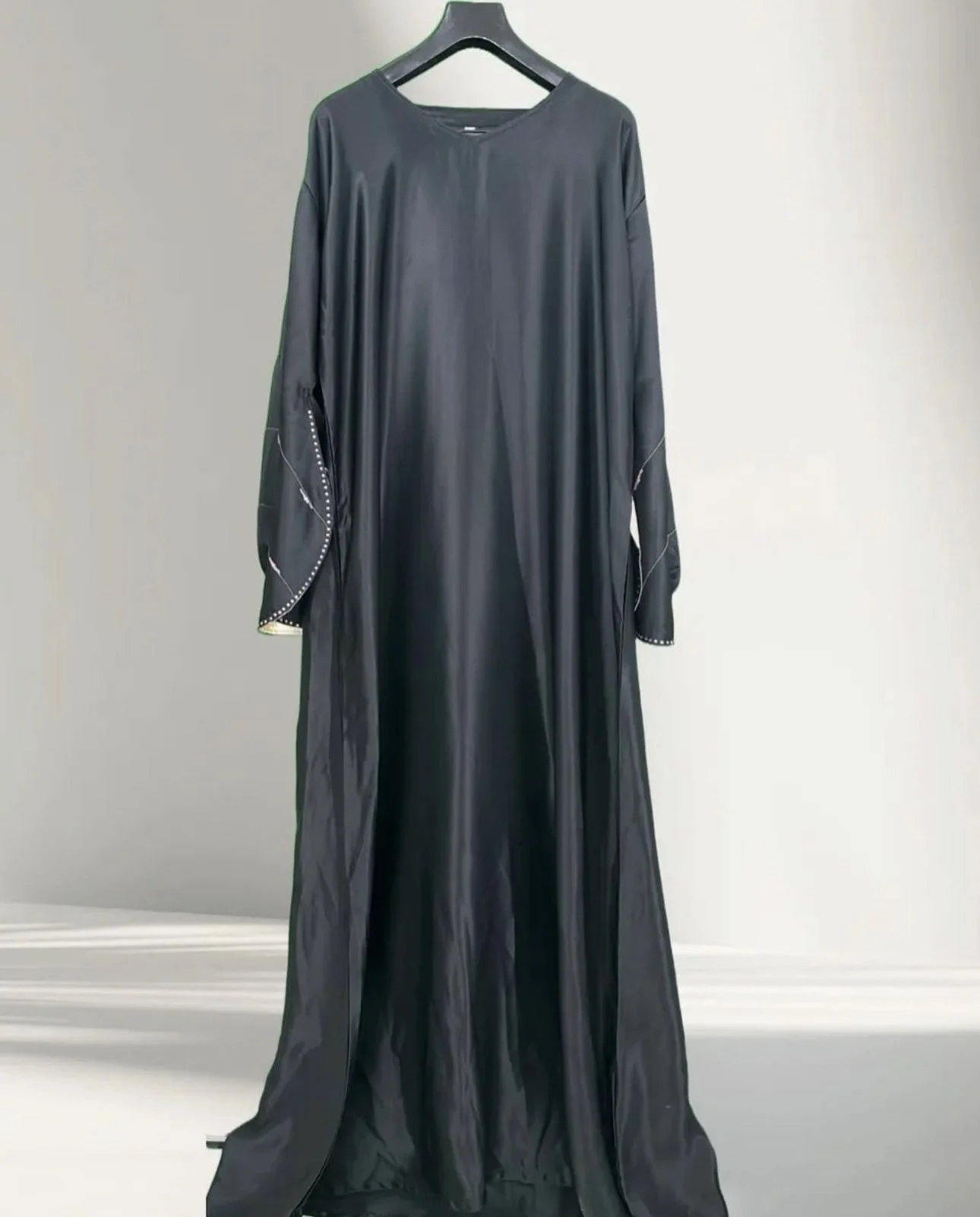 Rebirth & Beloved Collection – Black & Gold Kaftan Abaya
