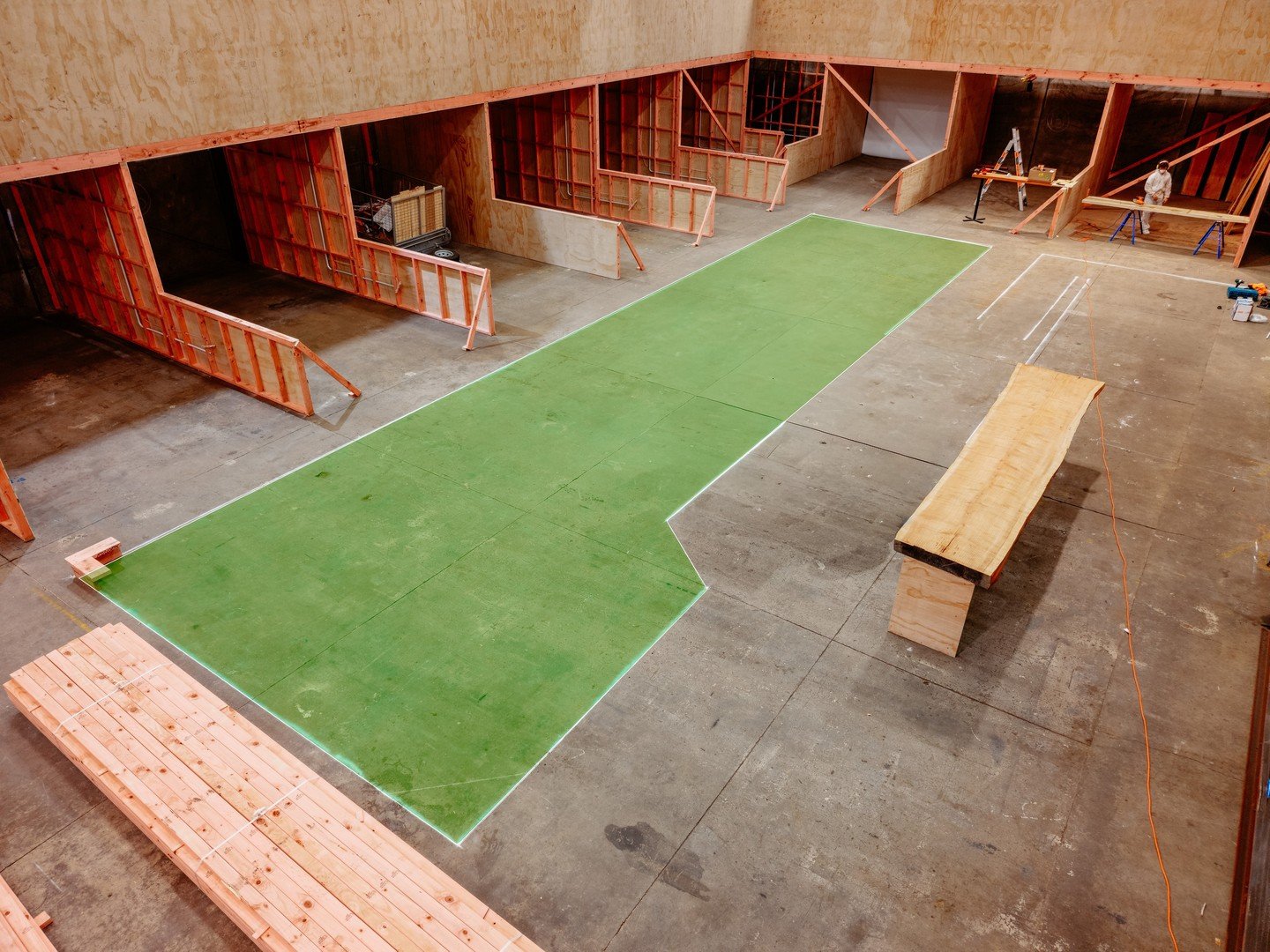 We&rsquo;ve marked something out&hellip; but we&rsquo;re not saying what just yet 👀💭⁠
⁠
A little green space that&rsquo;s about to become a whole lot more.⁠
⁠
Any guesses?⁠
⁠
#golfprecinct #papamoa #indoorgolf⁠