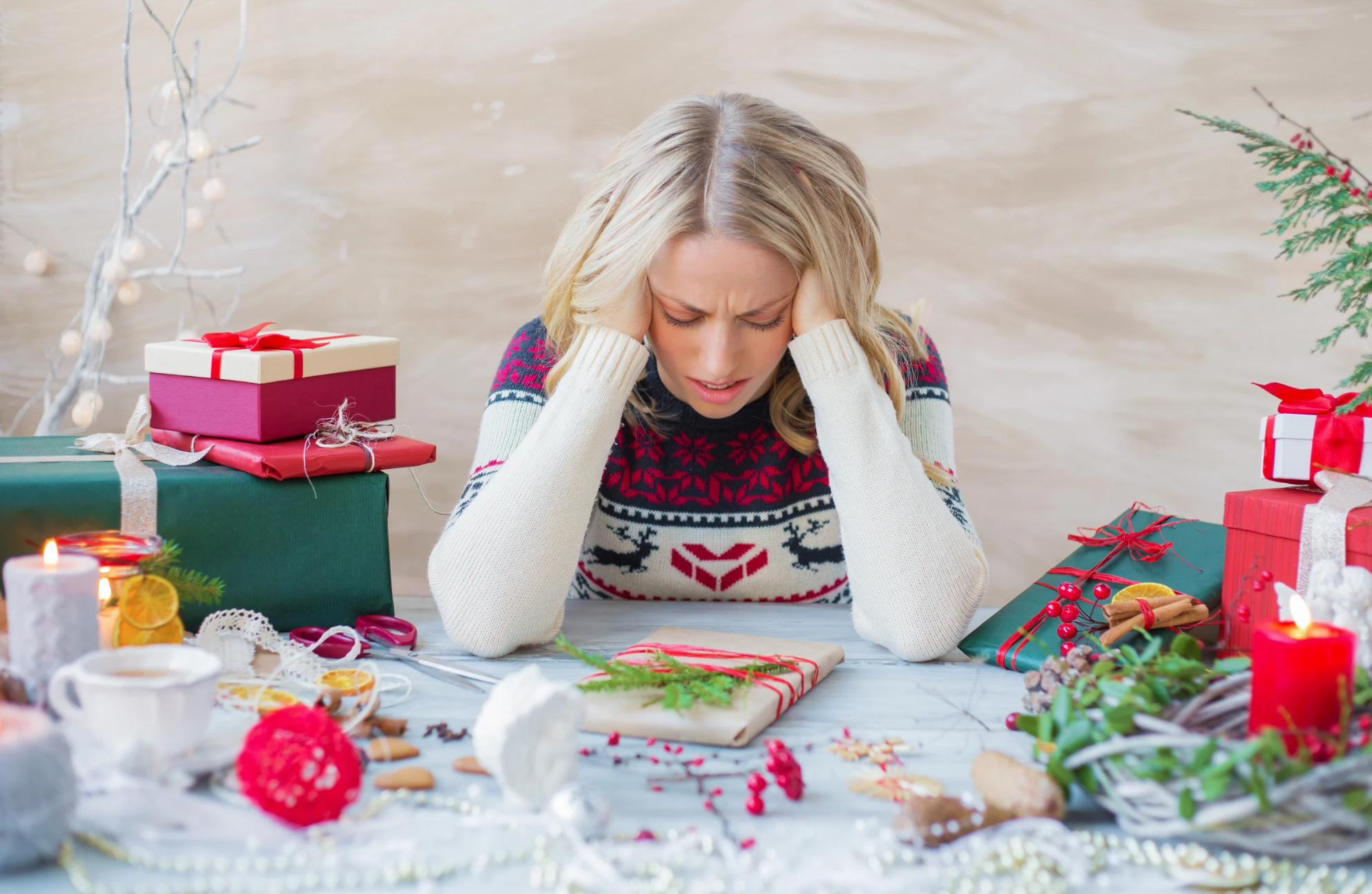 Stretched Too Thin This Holiday? How to Notice the Signs &amp; Say No Without Guilt