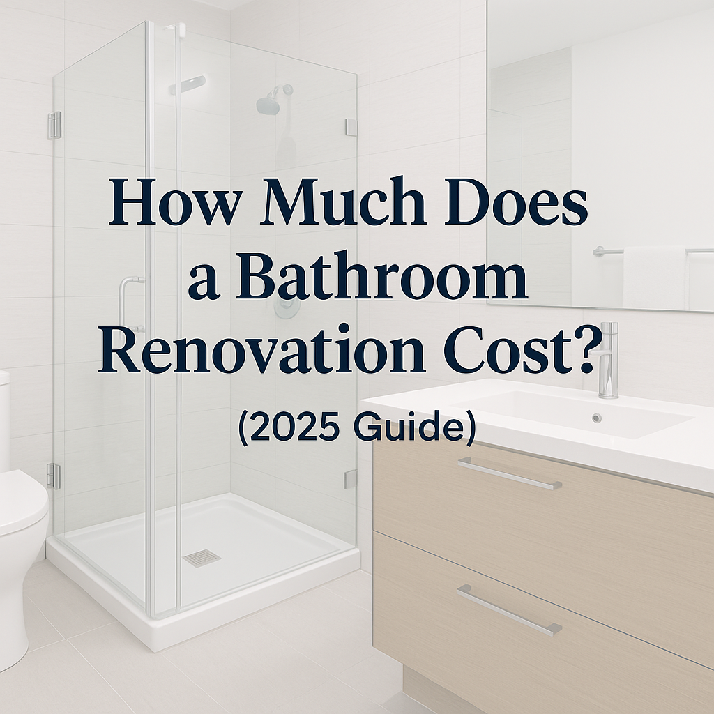 How Much Does a Bathroom Renovation Cost in Alberta? (2025 Guide)