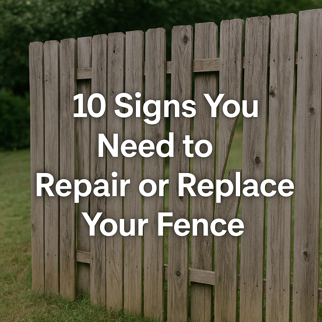 Top 10 Signs You Need a New Fence (Airdrie &amp; Calgary Homeowner Guide)