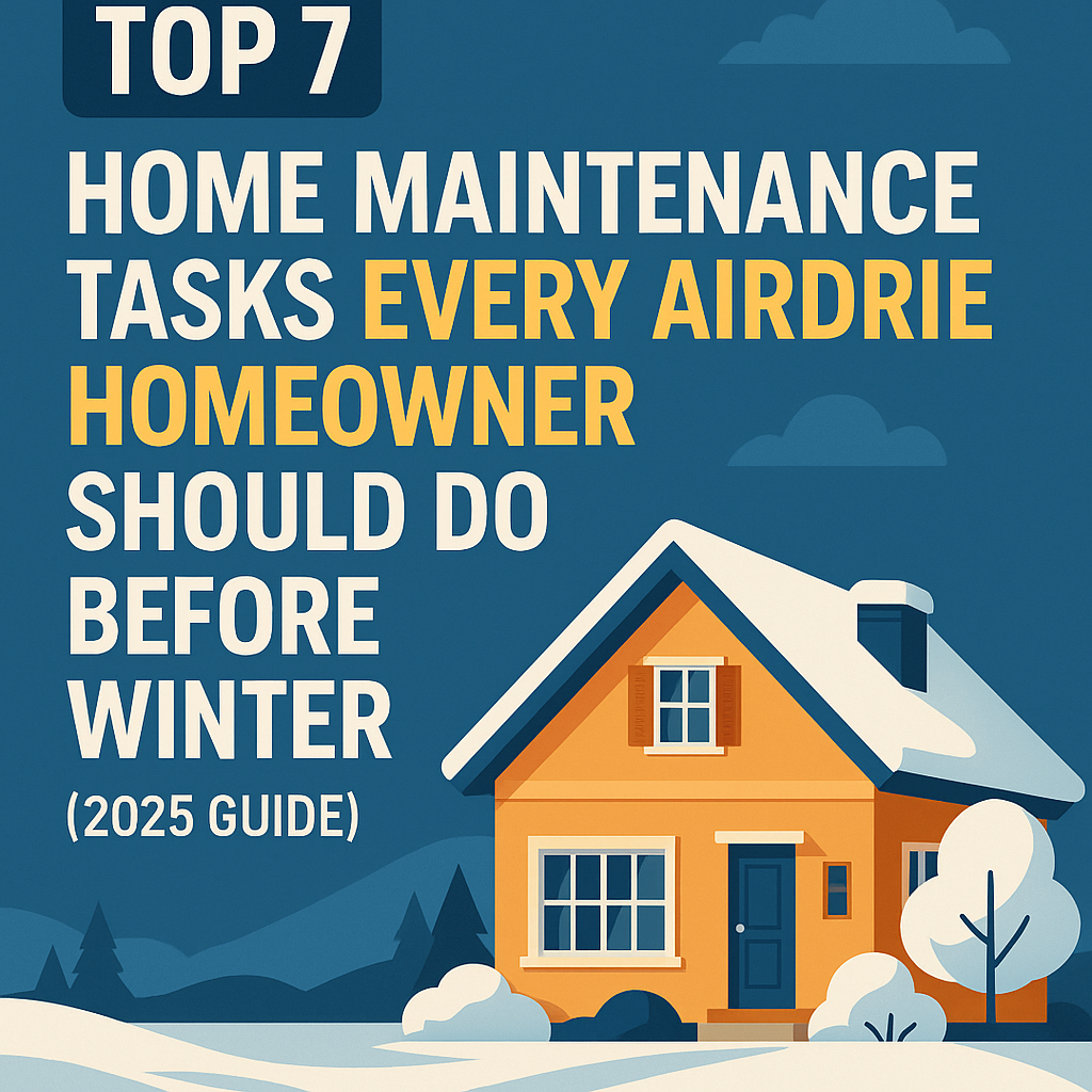 Top 7 Home Maintenance Tasks Every Airdrie Homeowner Should Do Before Winter (2025 Guide)