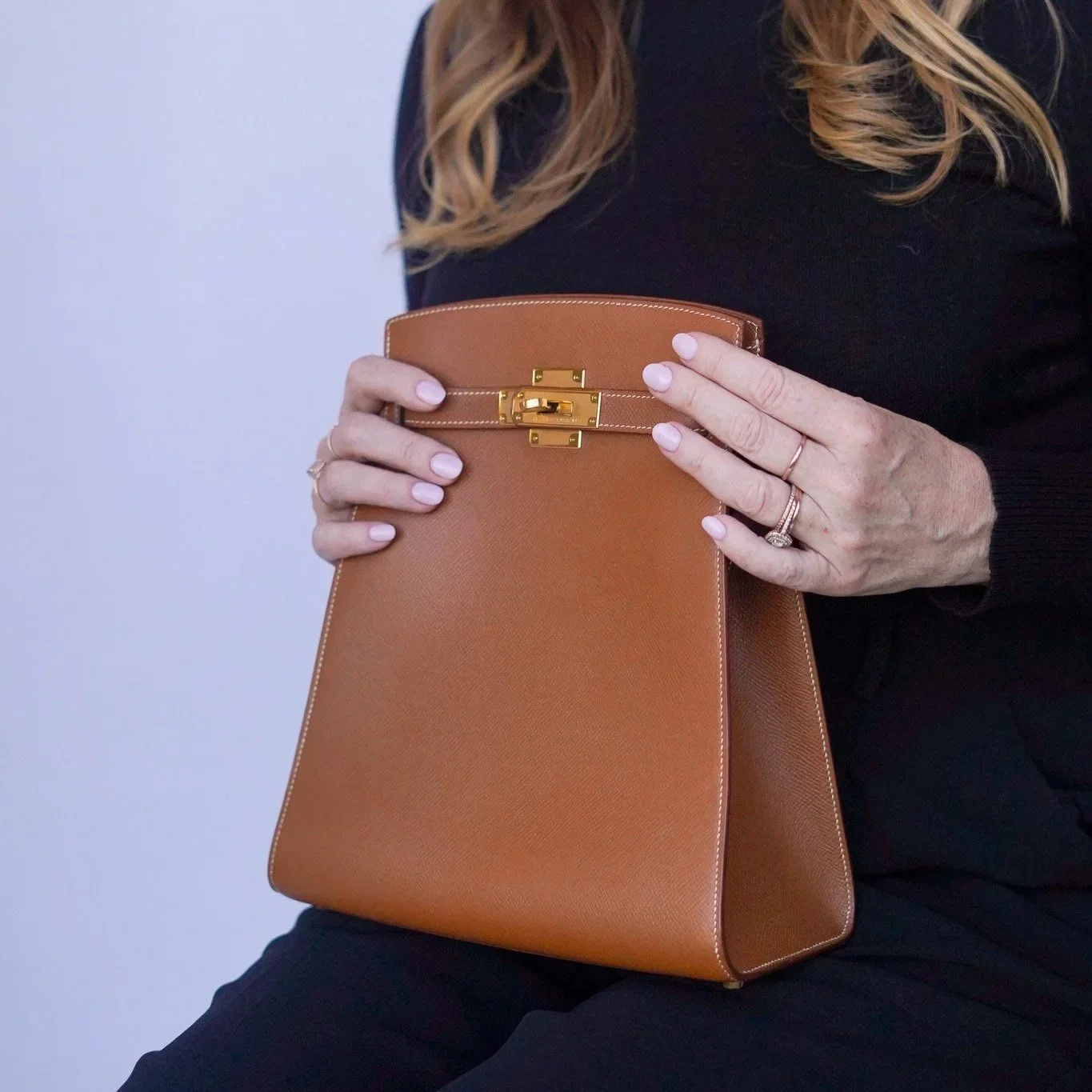 Hermes Kelly Sport PM Gold Courchevel Gold Plated (Y) Stamp