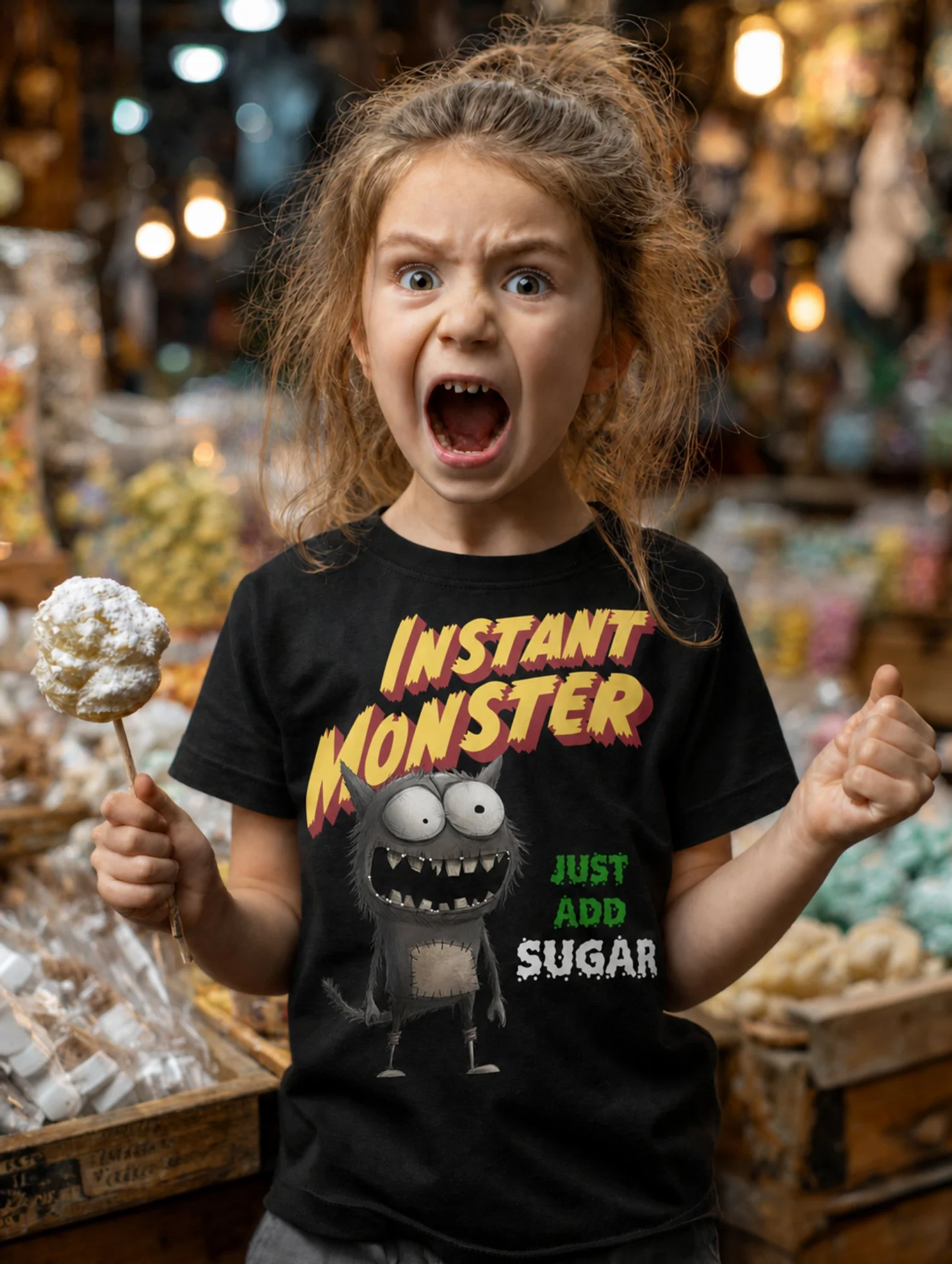 Just Add Sugar Werewolf Youth Short Sleeve T-Shirt