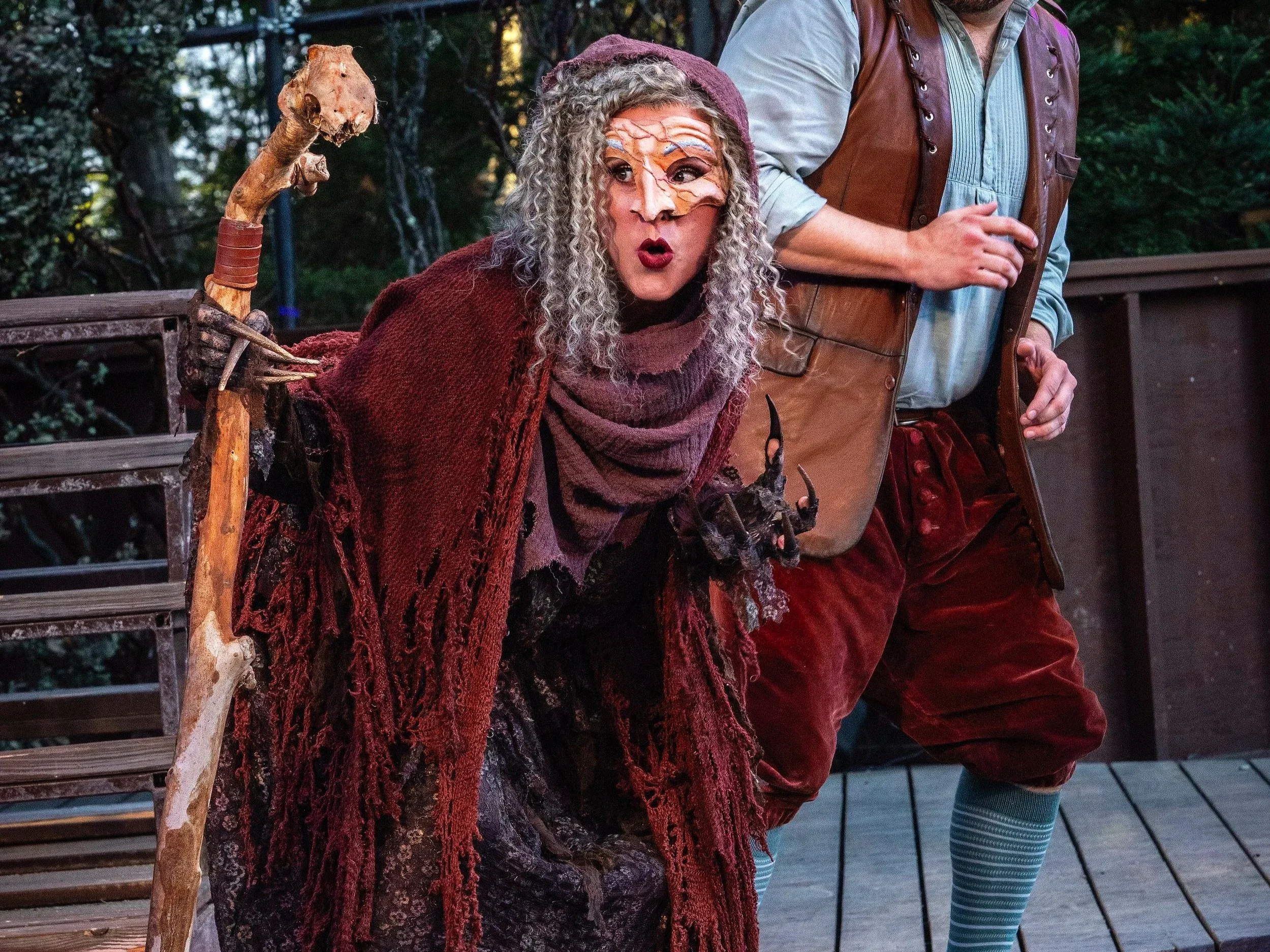 Distressed Witch Dress and Shawls