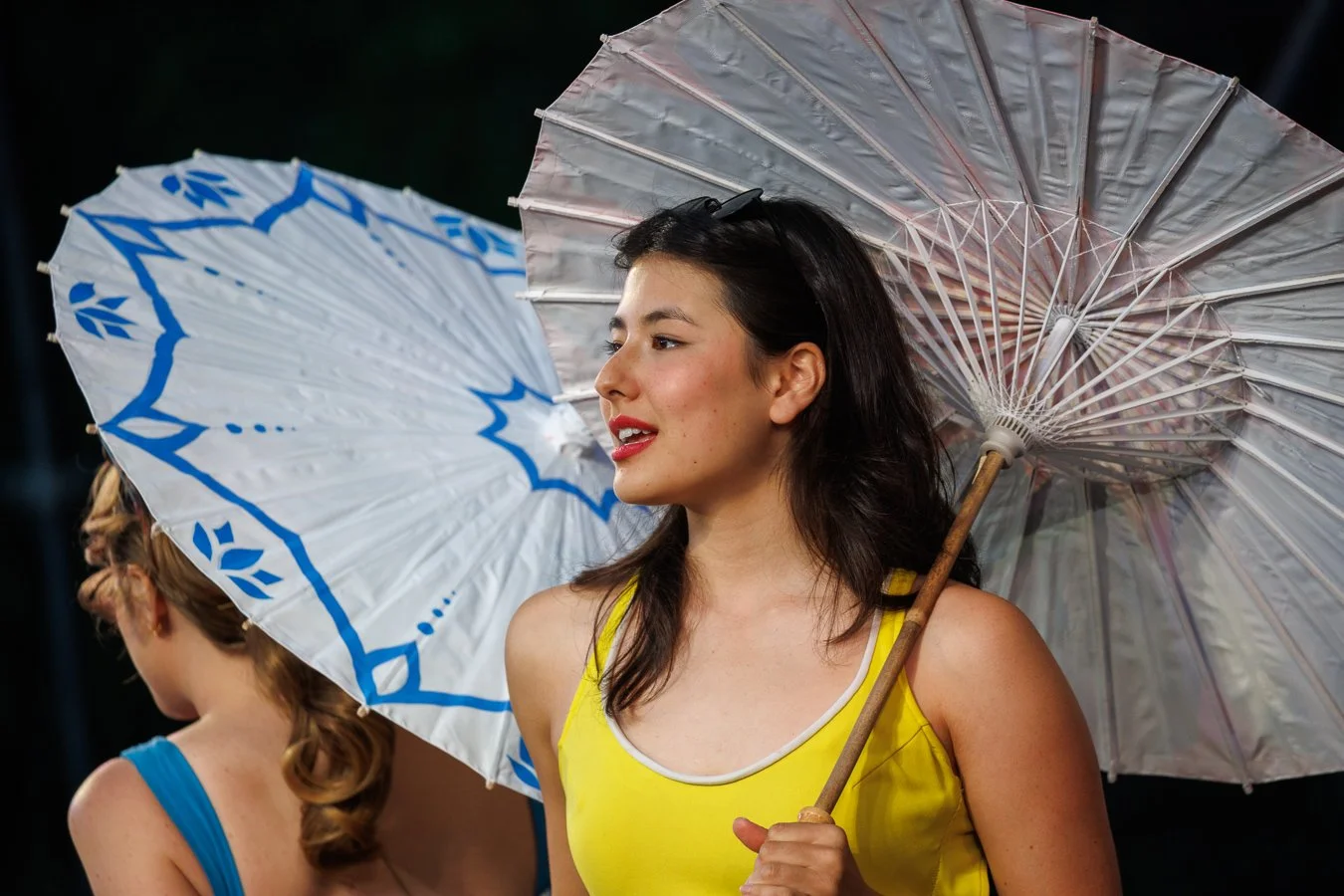 Designed and Painted Parasols with Crafts Lead