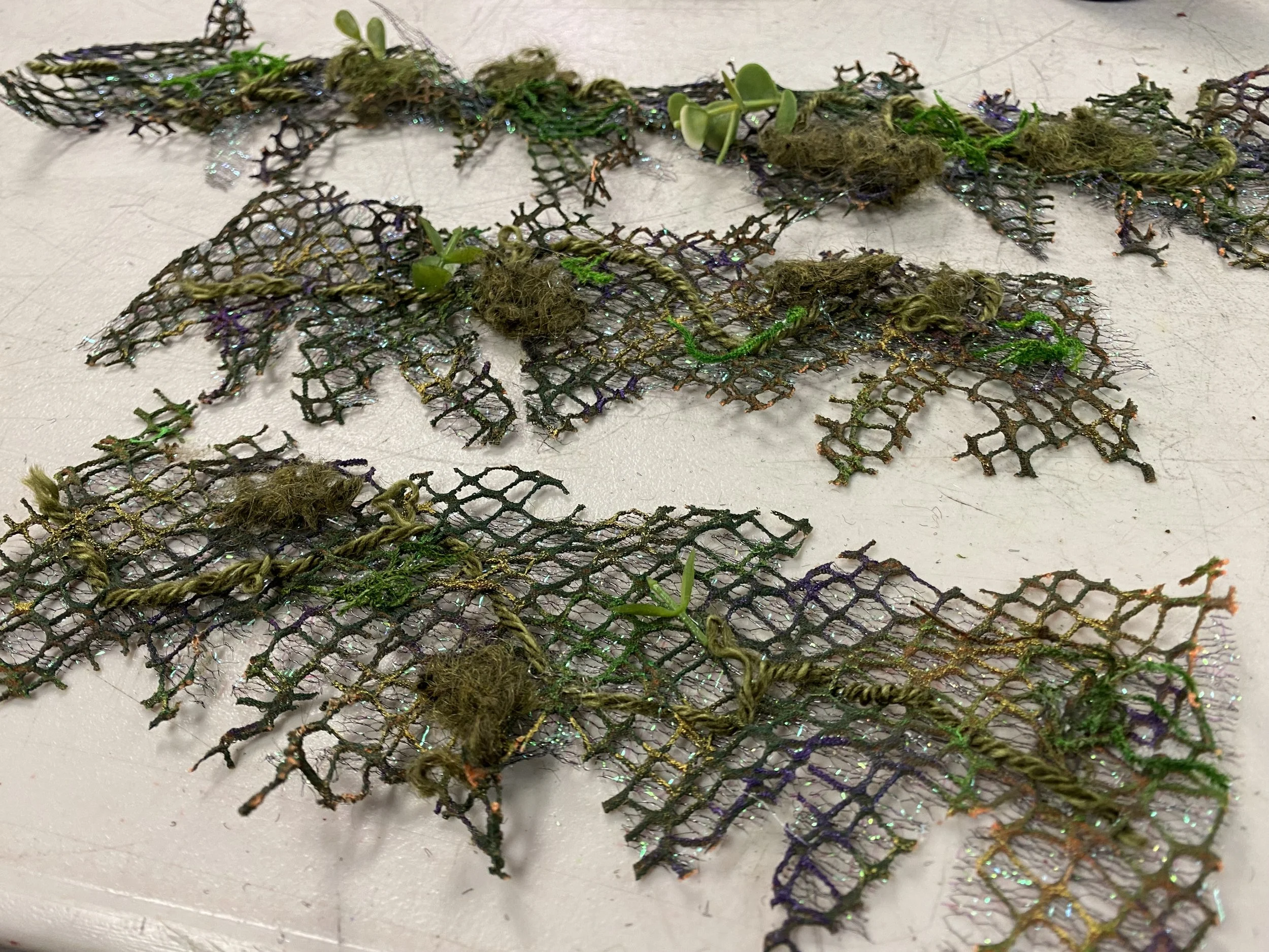 Created Fairy Cuffs and Neckpieces