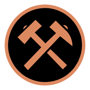 Neues Logo der Jiu Jitsu Academy Kohnert in Hagen-Haspe, angelehnt an das Hasper Wappen mit Hammer und Schlägel