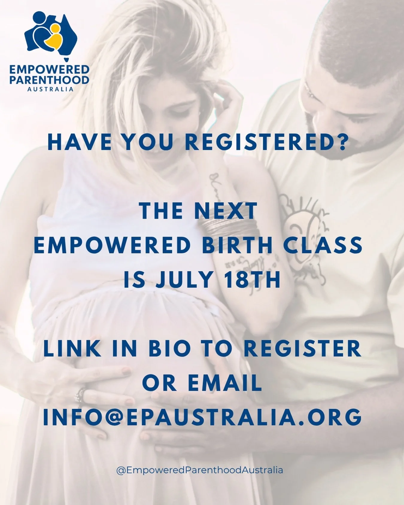 Our next Faith Driven Birth Class will be held on July 18.

A space to be equipped with evidence-based education with a Biblical faith-filled grounding. Whether this is your first baby or your second (or more), you&rsquo;ll be supported, informed, an