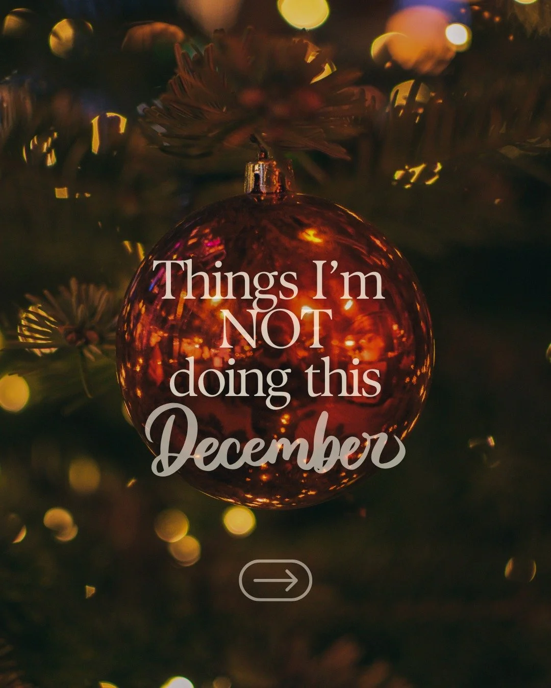 This December, I&rsquo;m choosing peace over pressure. ❌📊✅

I&rsquo;m not scrambling to fix messy books on December 30th.
I&rsquo;m not saying yes to every &ldquo;quick favor.&rdquo;
I&rsquo;m not sacrificing sleep for spreadsheets.

Instead, I&rsqu