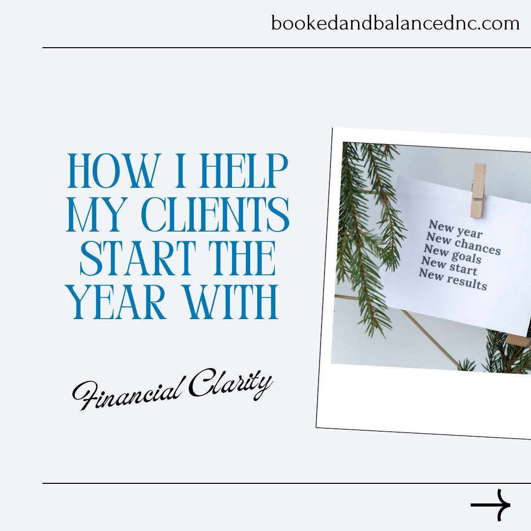 Ever wonder what it&rsquo;s actually like to work with a bookkeeper in January? 🧐

 It&rsquo;s not just about data entry.
It&rsquo;s about building a roadmap. 

I help my clients by reconciling the "tail end" of last year, setting up susta