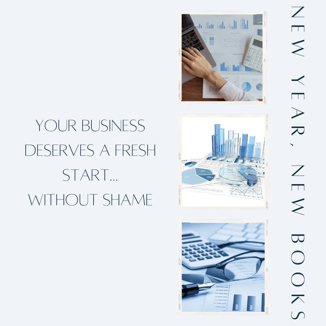If your books feel like a "to-do" list that&rsquo;s been haunting you since last year, I have a secret for you: You&rsquo;re allowed to start fresh. 🌿

 No judgment, no lectures, just a clean slate.
 Your business deserves to move forward 