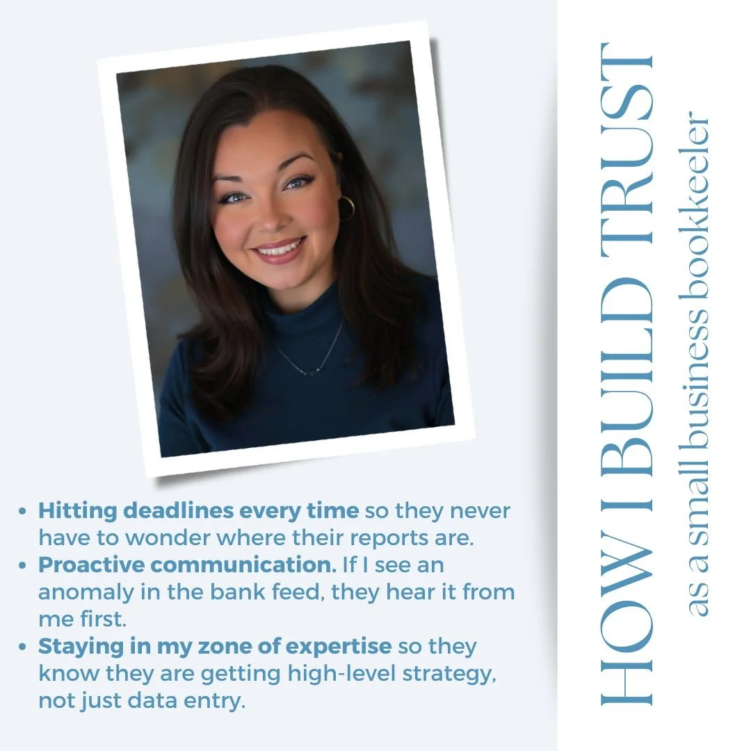 Building trust doesn't have to mean being "on" 24/7 or doing work outside of your scope. 🛑✨

In my business, trust is built through consistency and clarity. I show my clients love by:
 &bull; Hitting deadlines every time so they never have