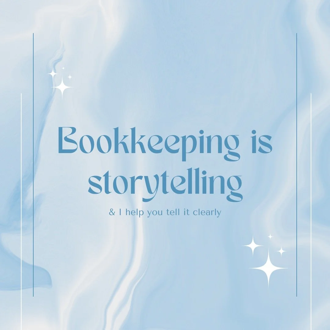 People think bookkeeping is just about math, but it&rsquo;s actually about storytelling. 📖✨

Every transaction in your bank feed is a sentence in the story of your business. That software subscription? It&rsquo;s a tool for your growth. That client 
