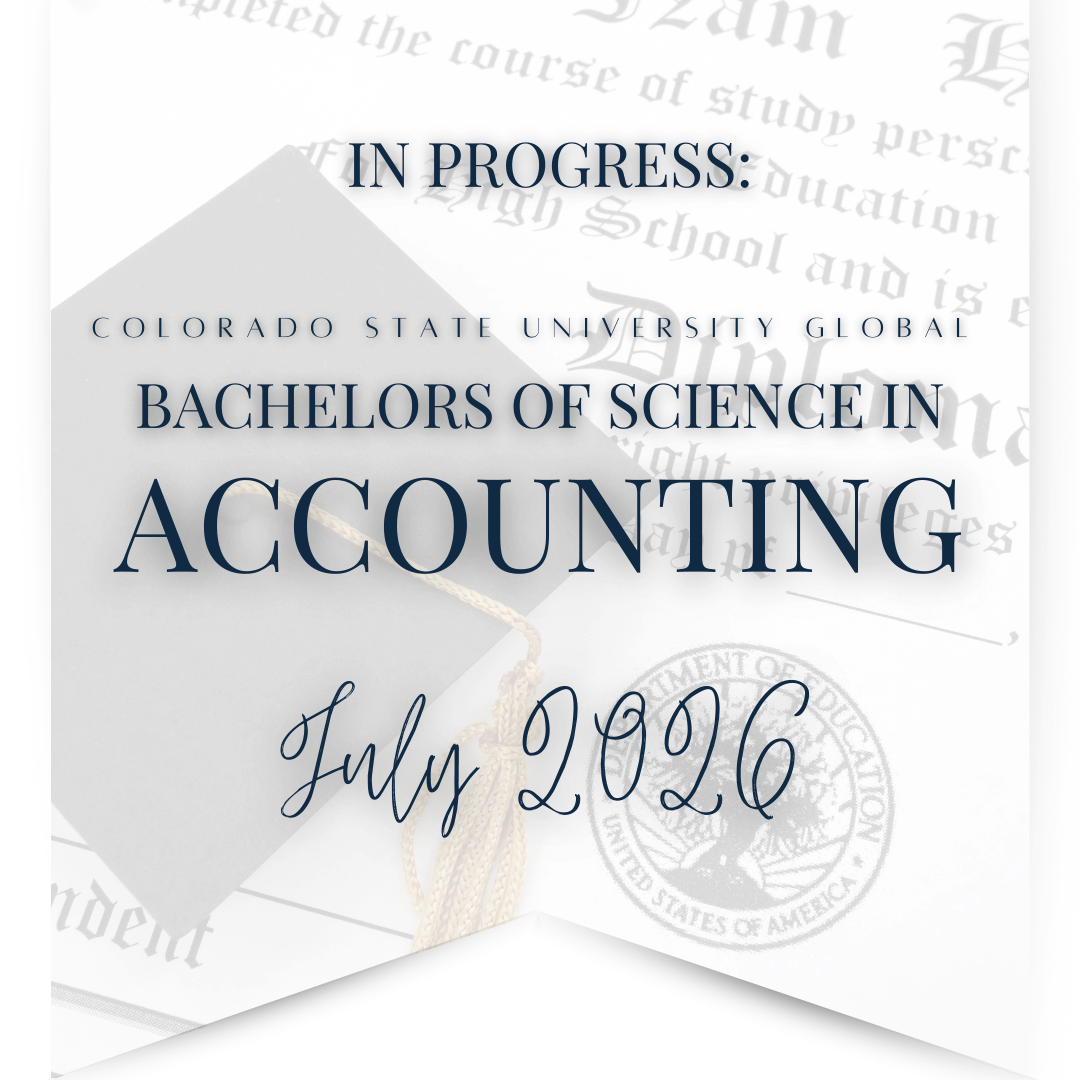 In Progress: Bachelor of Accountancy