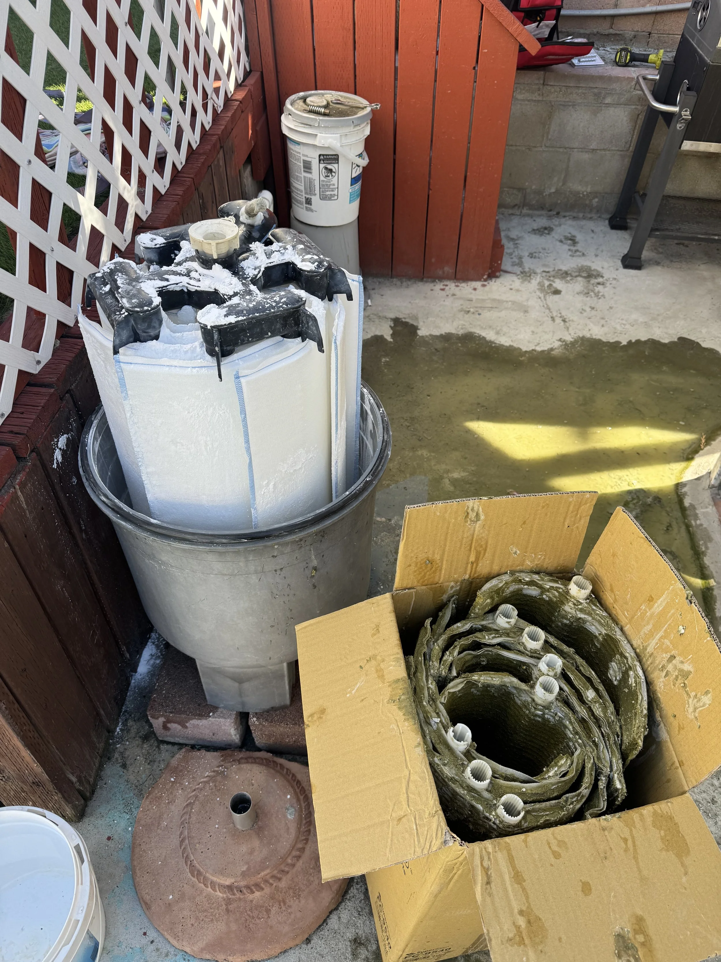 new DE grids installation 