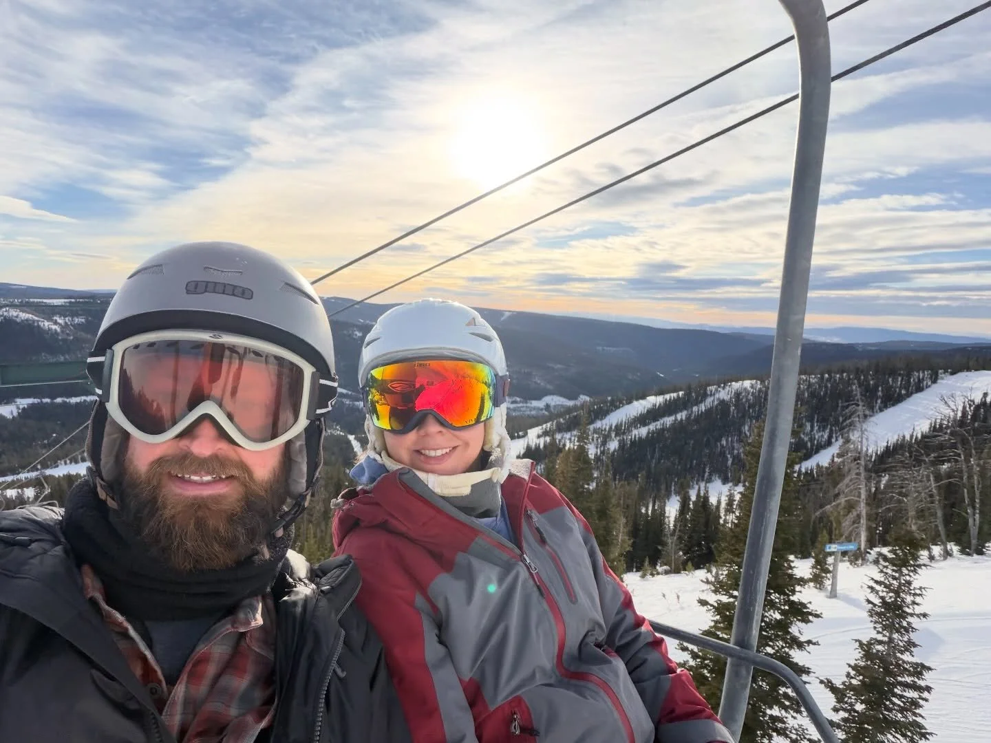 Took a break from the studio to enjoy the mountains and the snow! We love our local ski hill! @showdownmontana