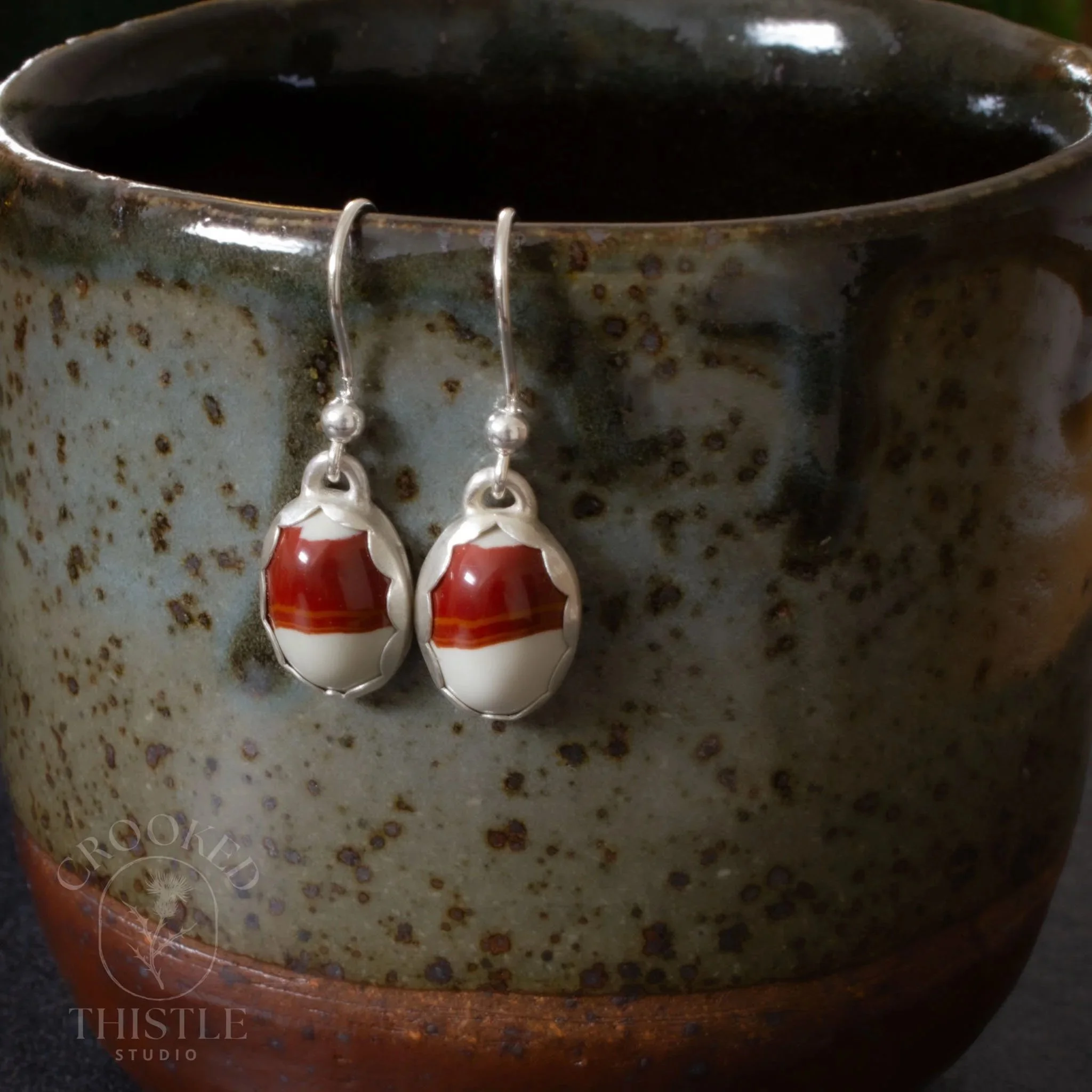 Owyhee Picture Jasper Earrings